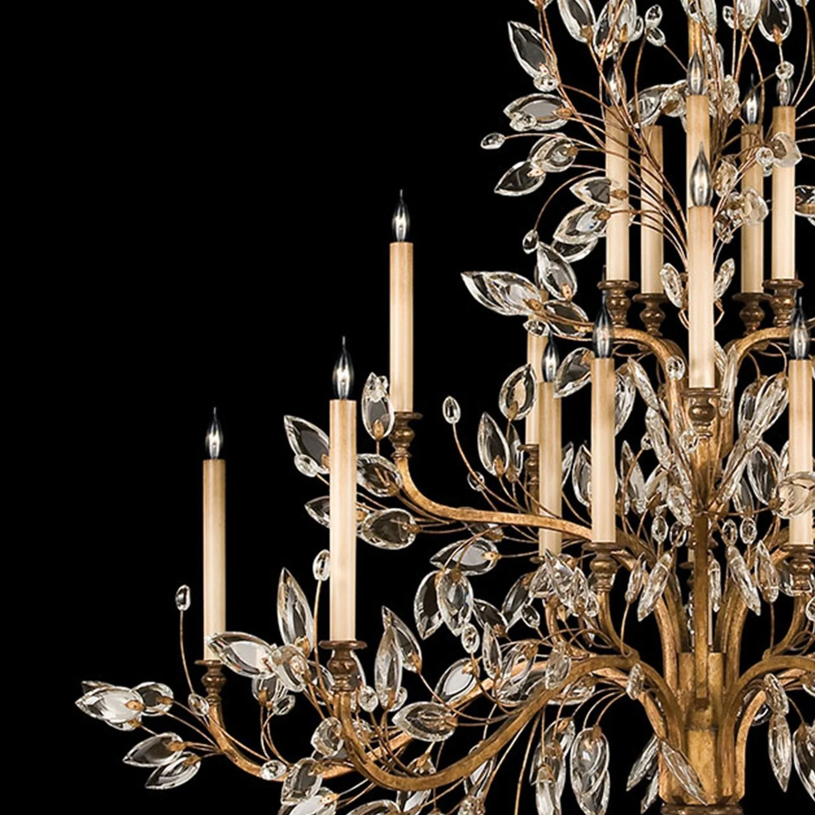 Fine Art Crystal Laurel 75" Round Chandelier - Image 2