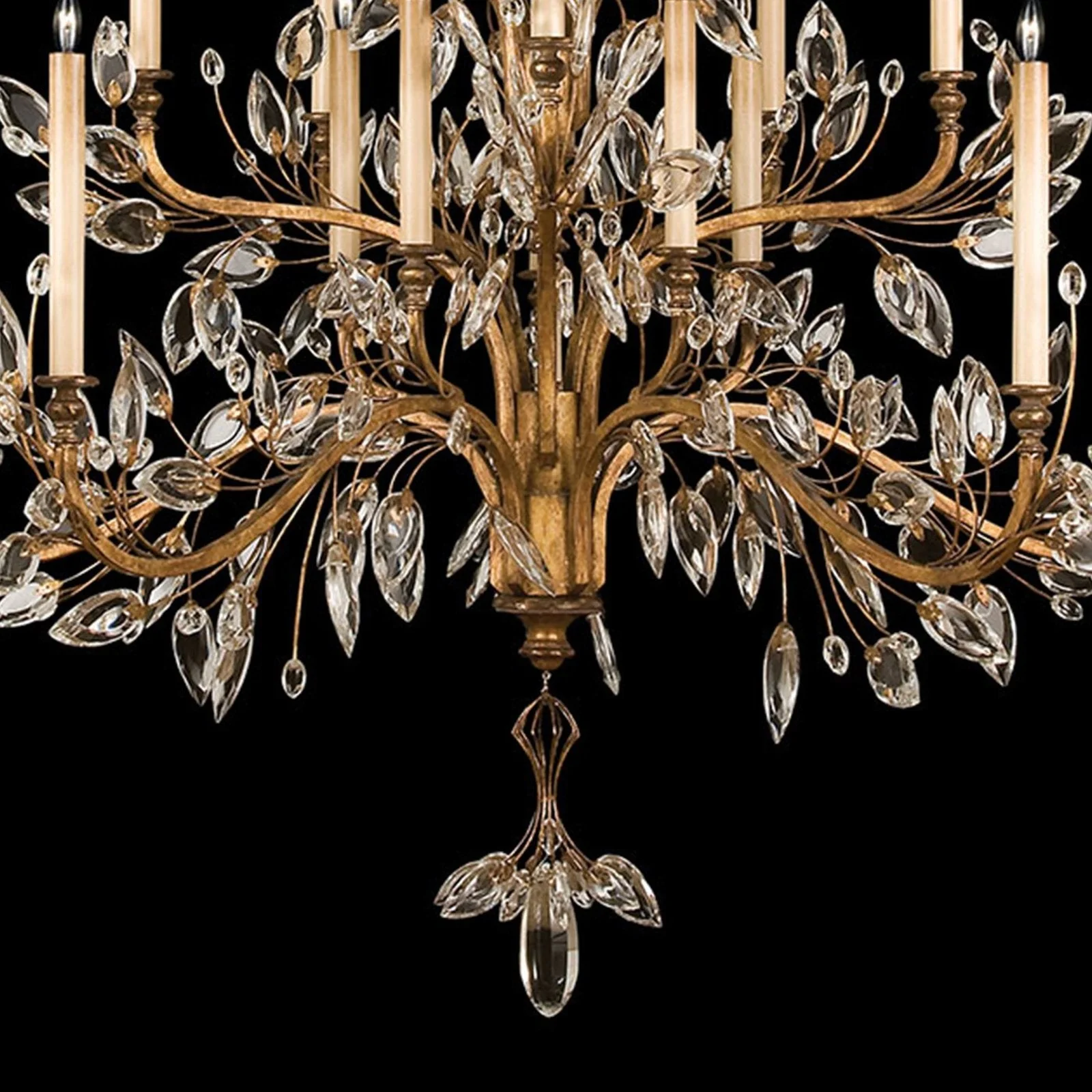 Fine Art Crystal Laurel 75" Round Chandelier - Image 3