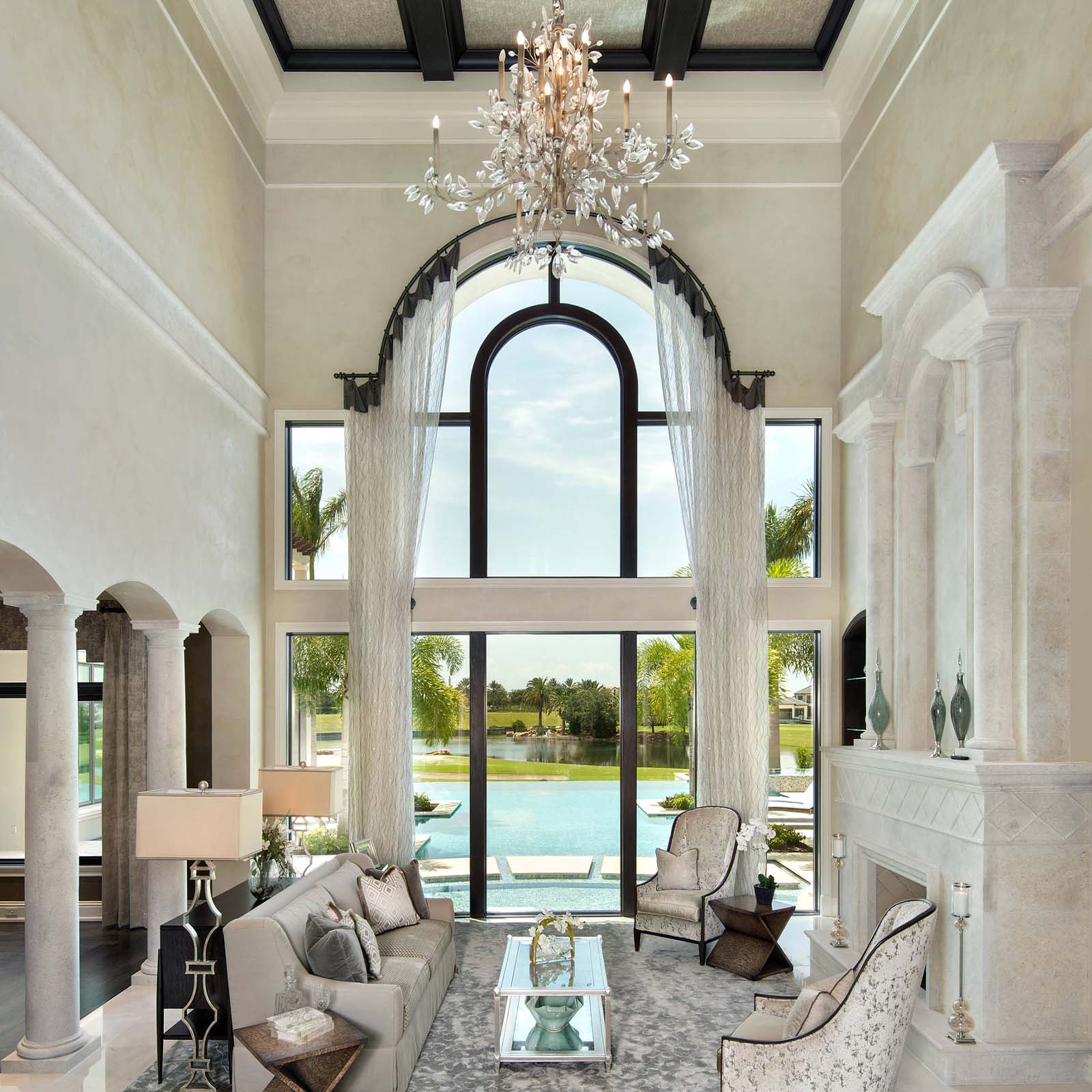 Fine Art Crystal Laurel 75" Round Chandelier - Image 4