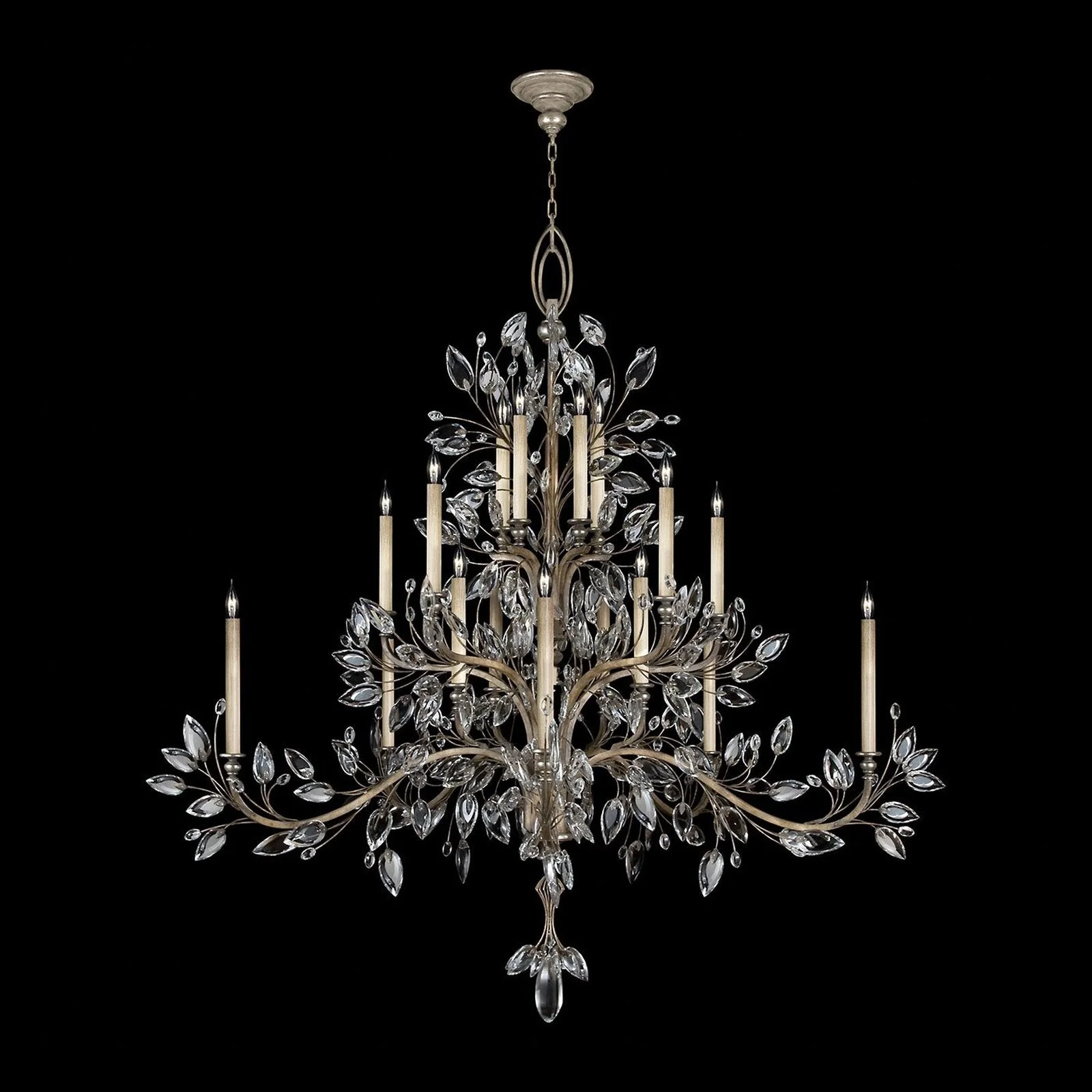 Fine Art Crystal Laurel 75" Round Chandelier - Image 5