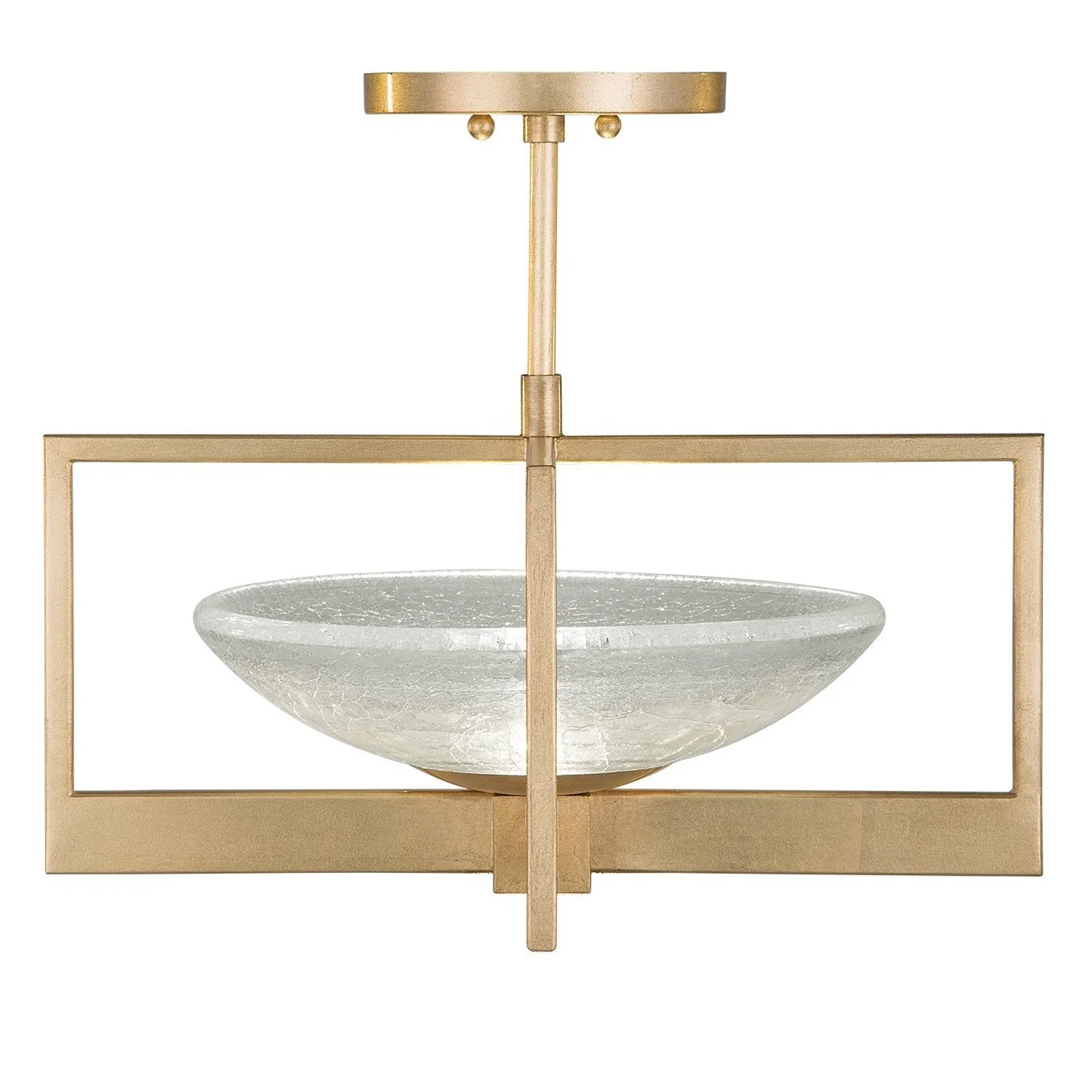 Fine Art Delphi 18" Square Semi Flush Mount - Image 4