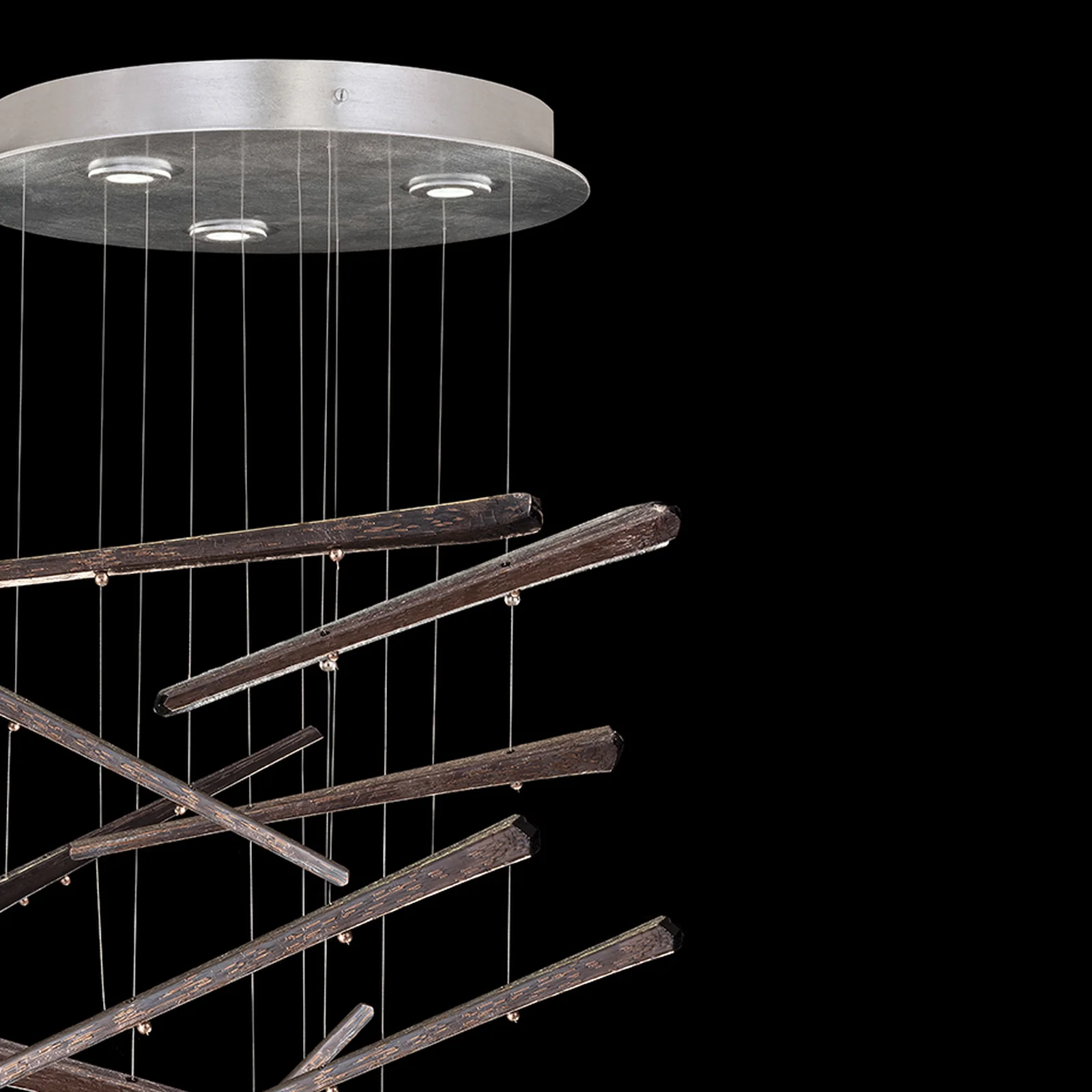 Fine Art Elevate 23" Spires Round Pendant - Image 16