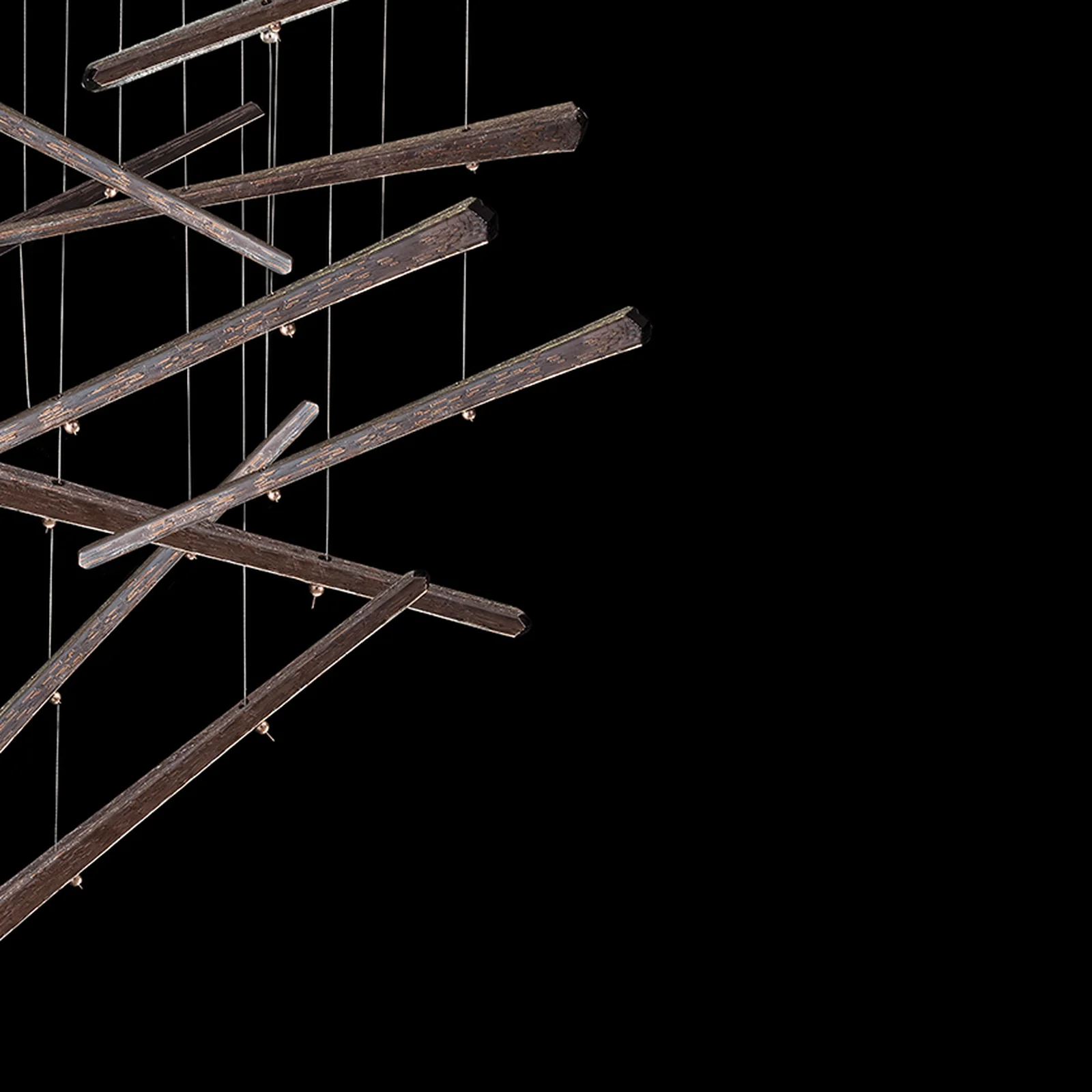 Fine Art Elevate 23" Spires Round Pendant - Image 17