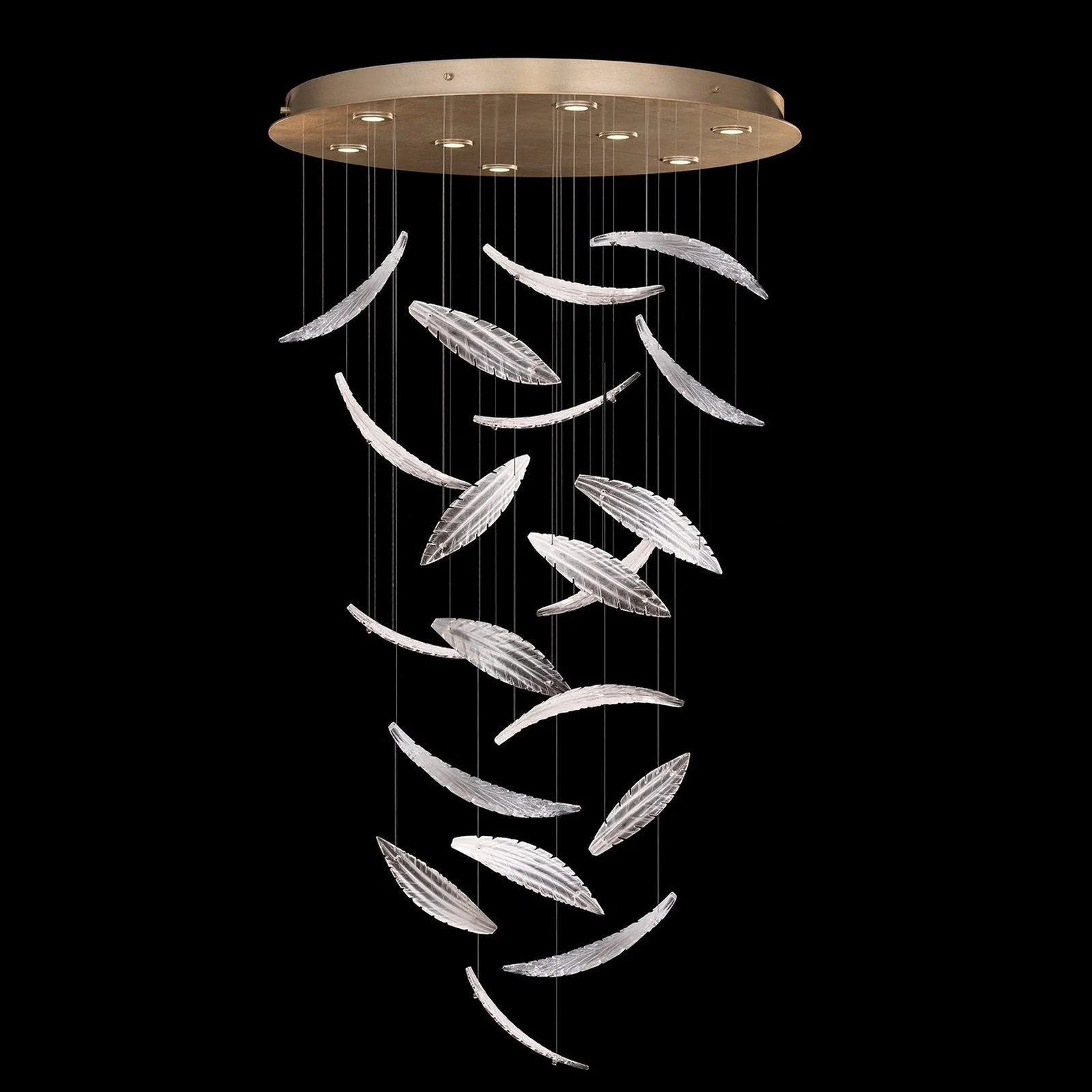Fine Art Elevate 32" Plumes Round Pendant - Image 12