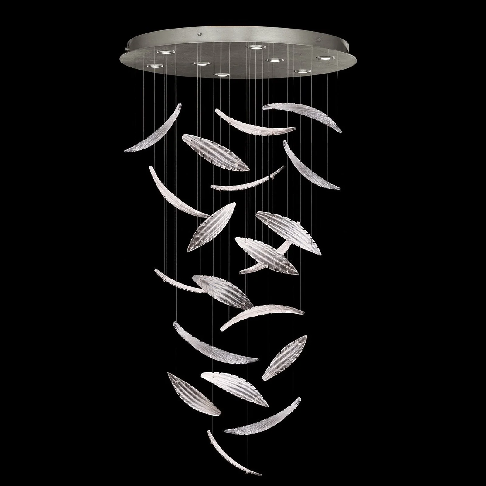 Fine Art Elevate 32" Plumes Round Pendant - Image 6