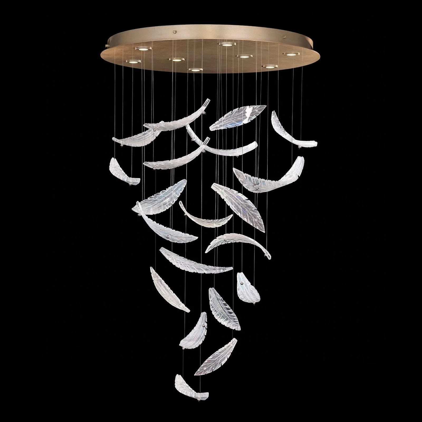 Fine Art Elevate 32" Plumes Round Pendant - Image 9