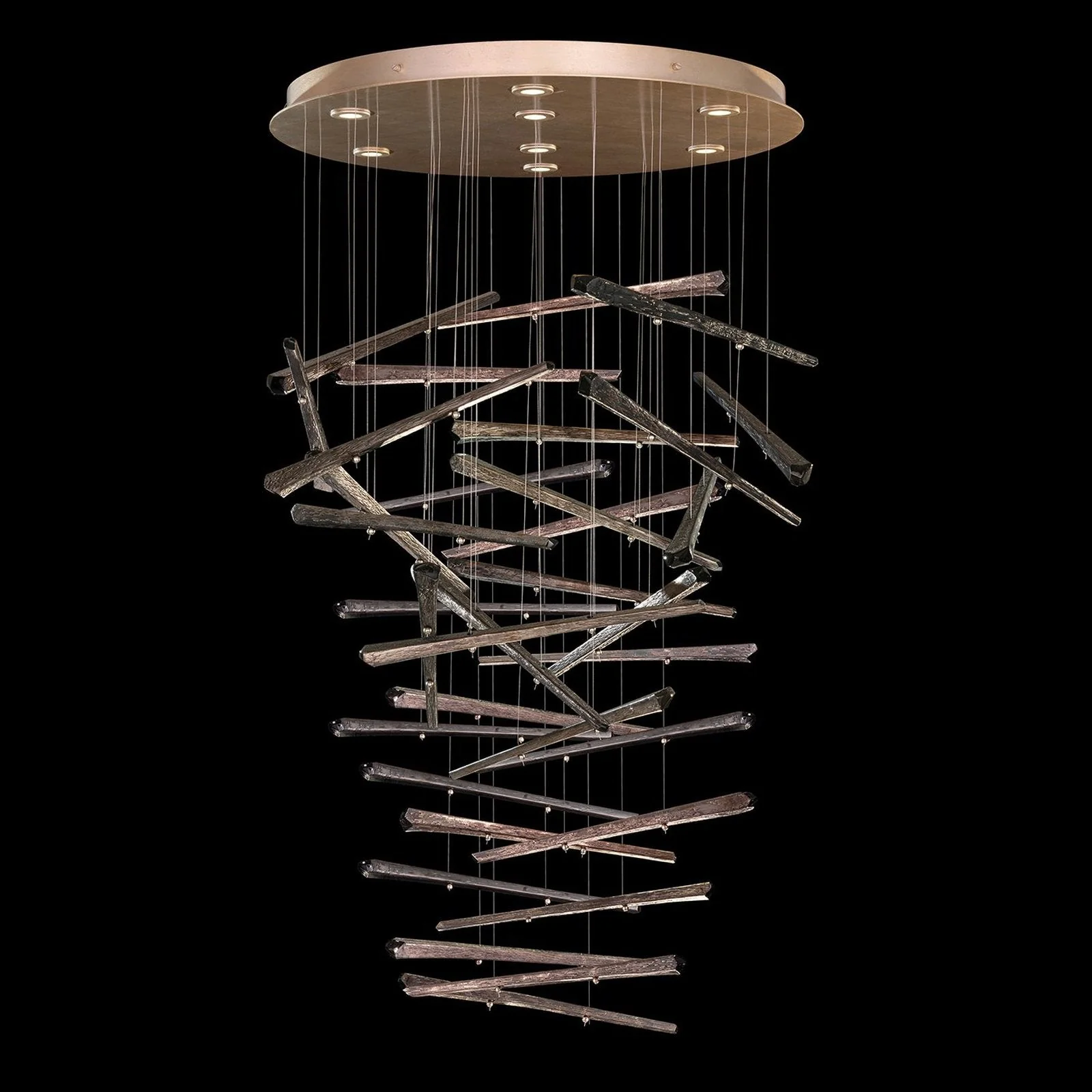 Fine Art Elevate 34" Spires Round Pendant - Image 20