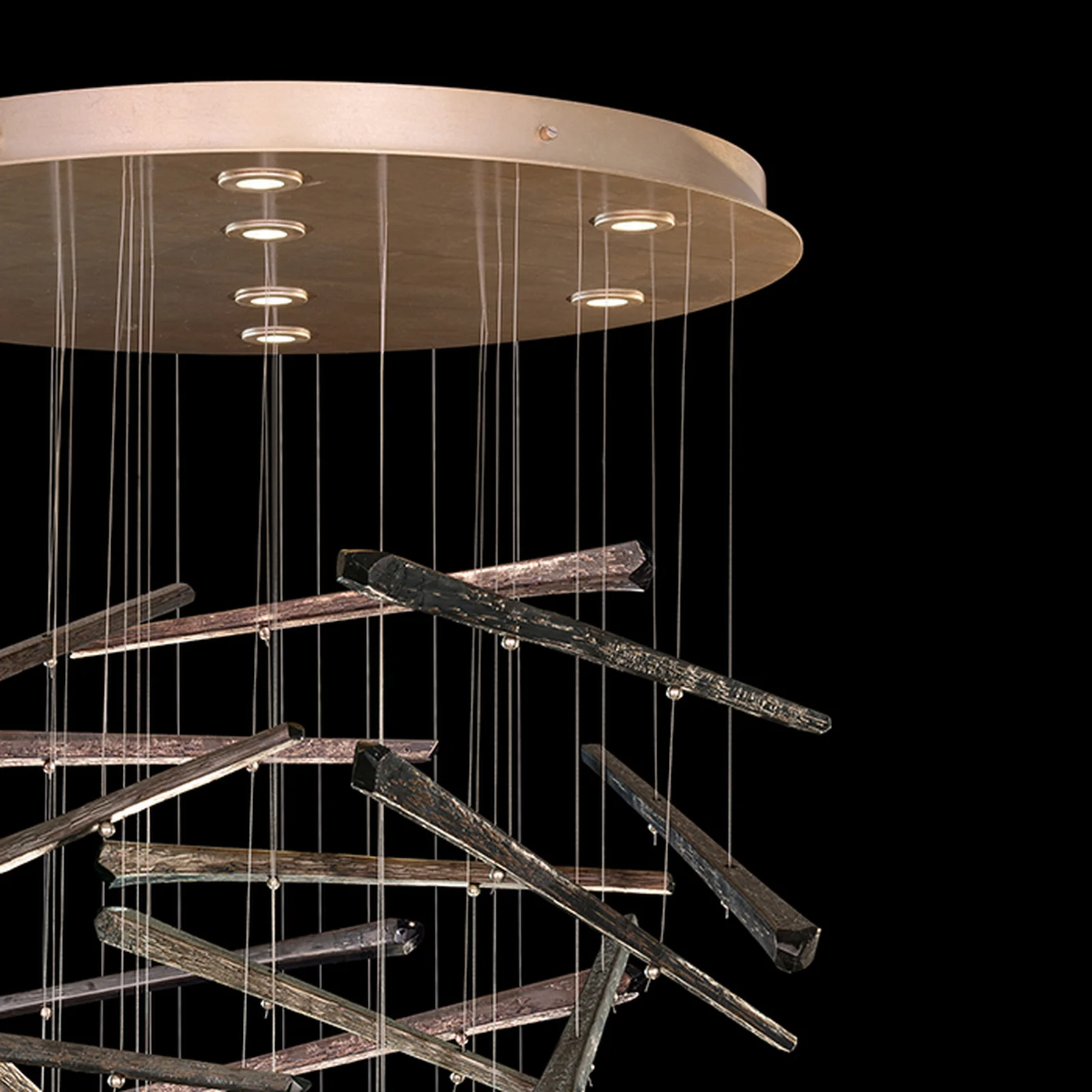 Fine Art Elevate 34" Spires Round Pendant - Image 21