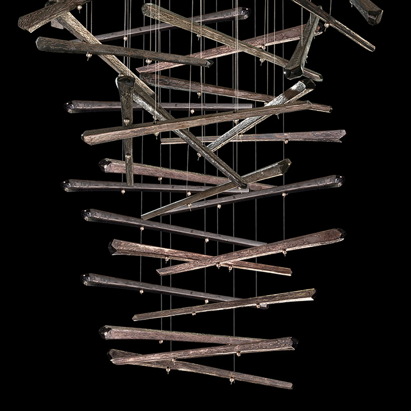 Fine Art Elevate 34" Spires Round Pendant - Image 22