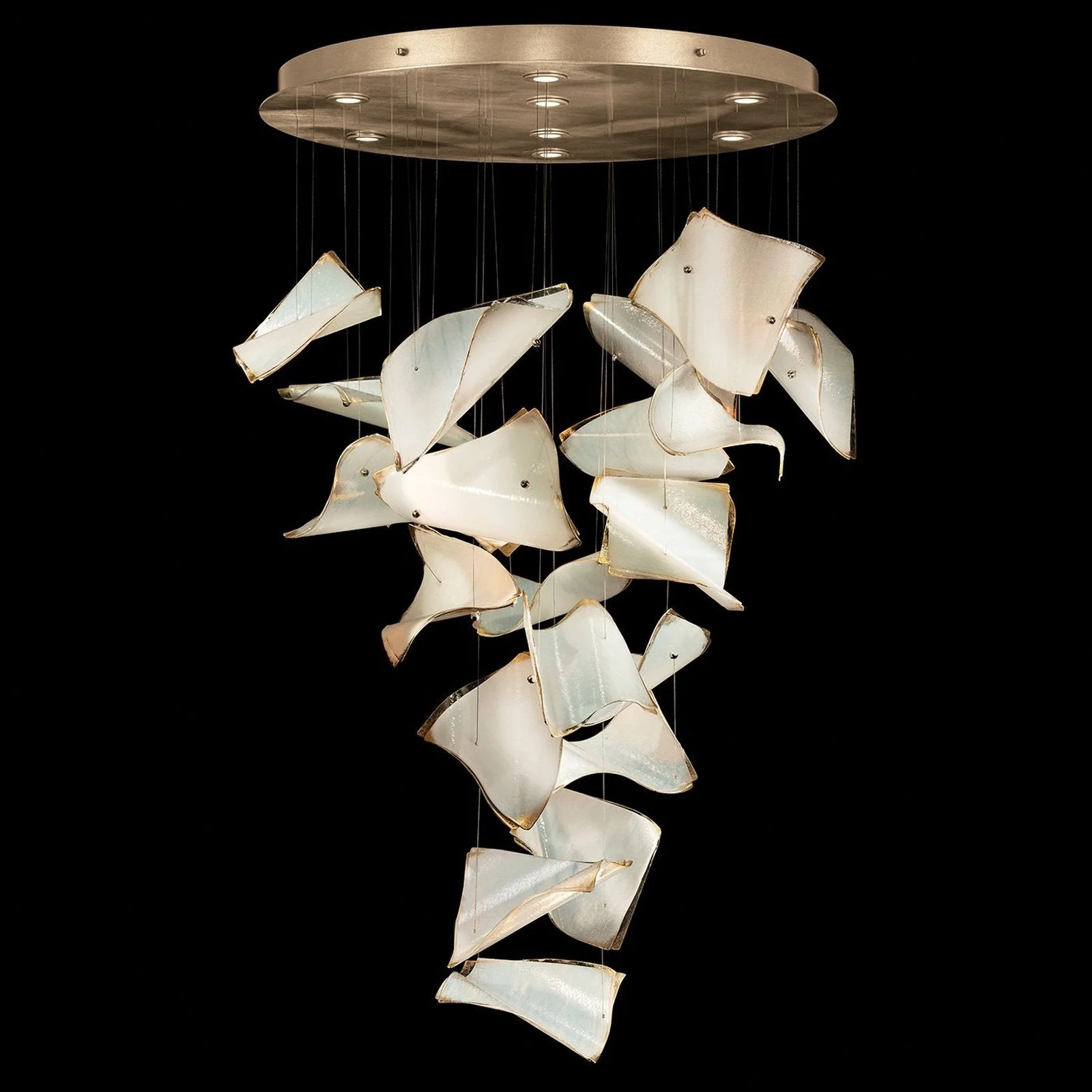 Fine Art Elevate 37.5" Pages Swoop Round Pendant - Image 14