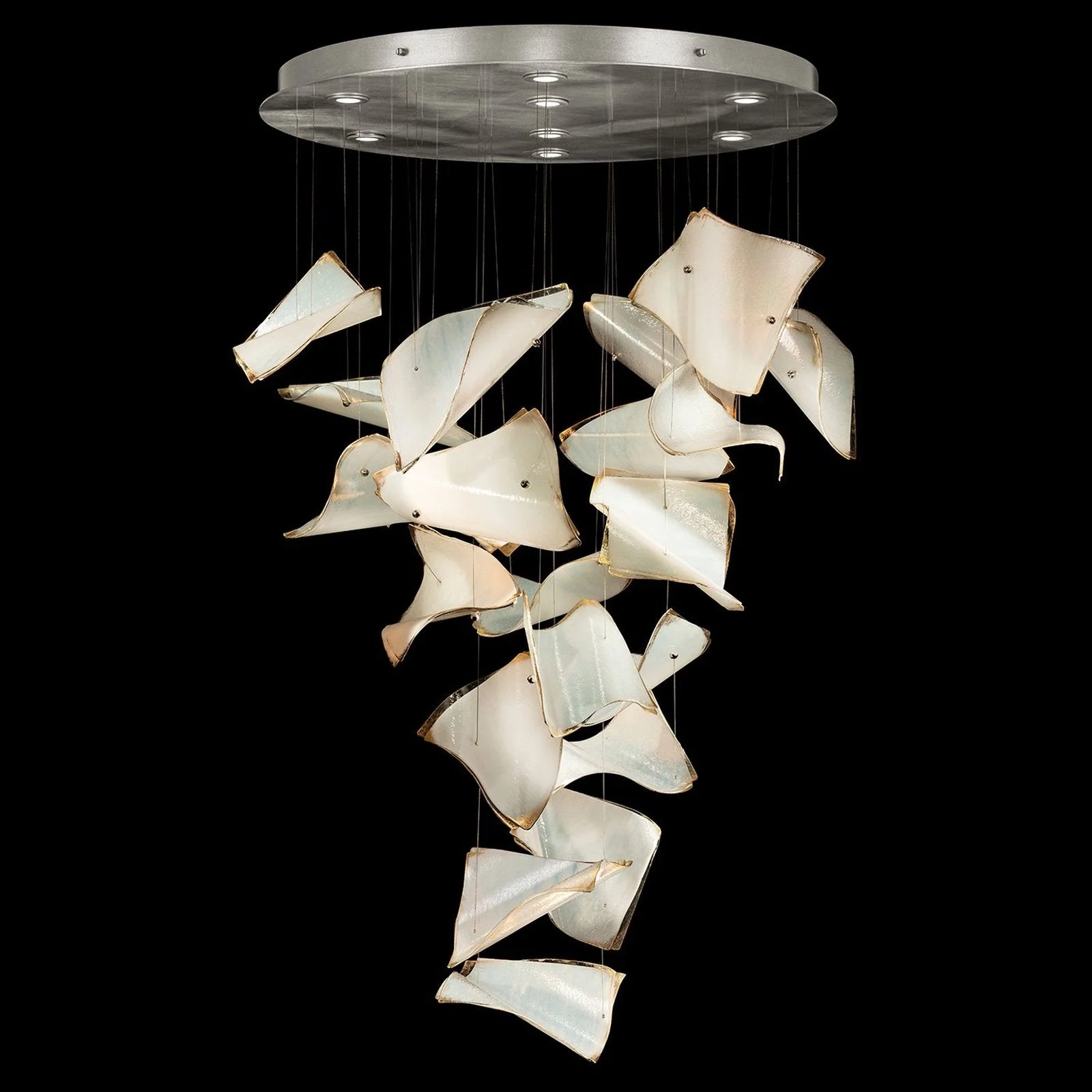 Fine Art Elevate 37.5" Pages Swoop Round Pendant - Image 5