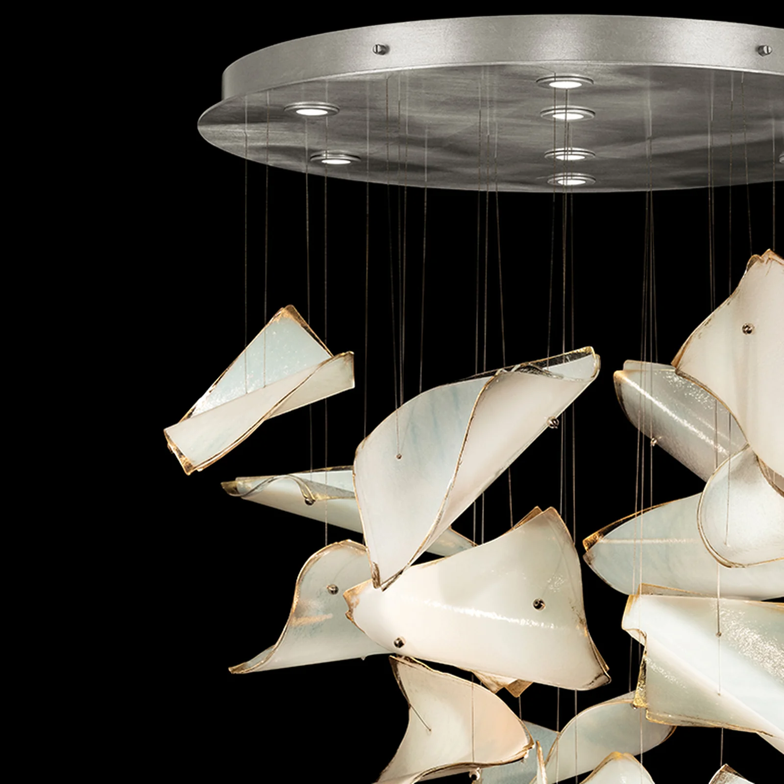 Fine Art Elevate 37.5" Pages Swoop Round Pendant - Image 6