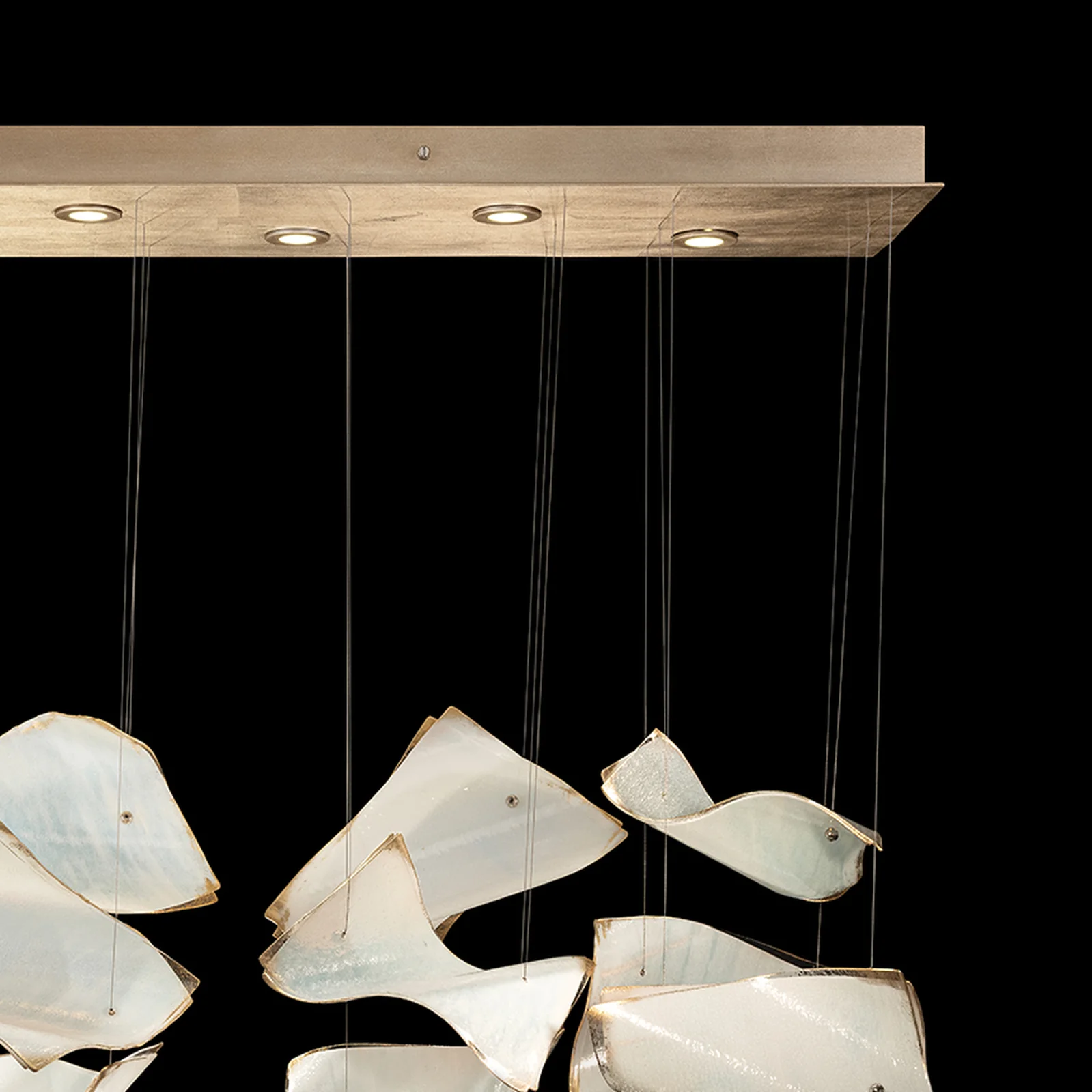 Fine Art Elevate 50" Pages Rectangular Pendant - Image 12