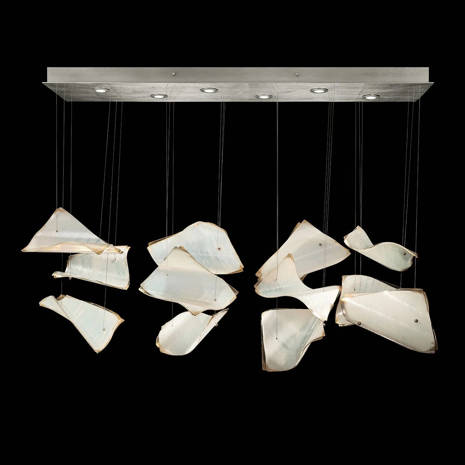Fine Art Elevate 50" Pages Rectangular Pendant - Image 6