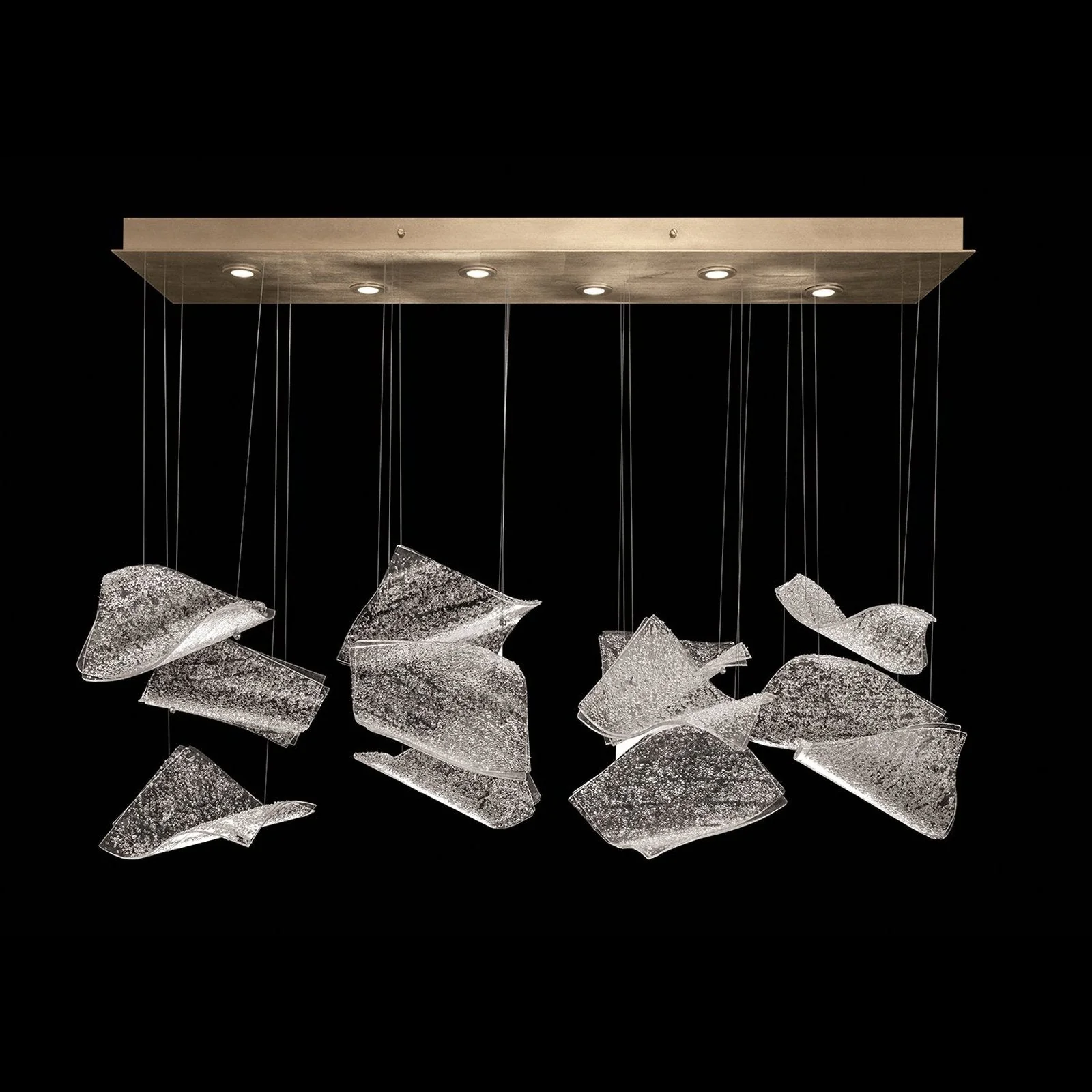 Fine Art Elevate 50" Pages Rectangular Pendant - Image 7
