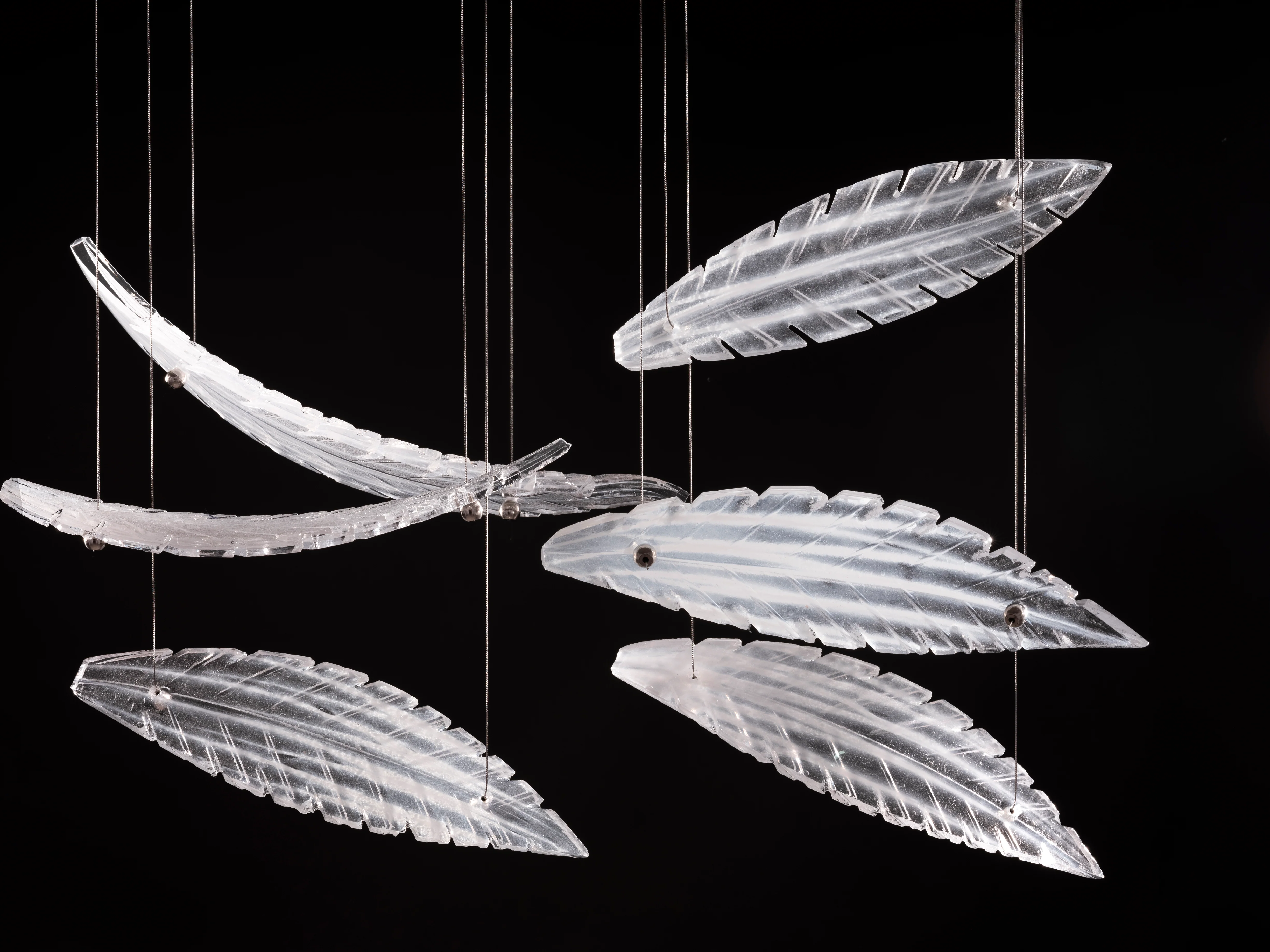 Fine Art Elevate 51" Plumes Rectangular Pendant - Image 5