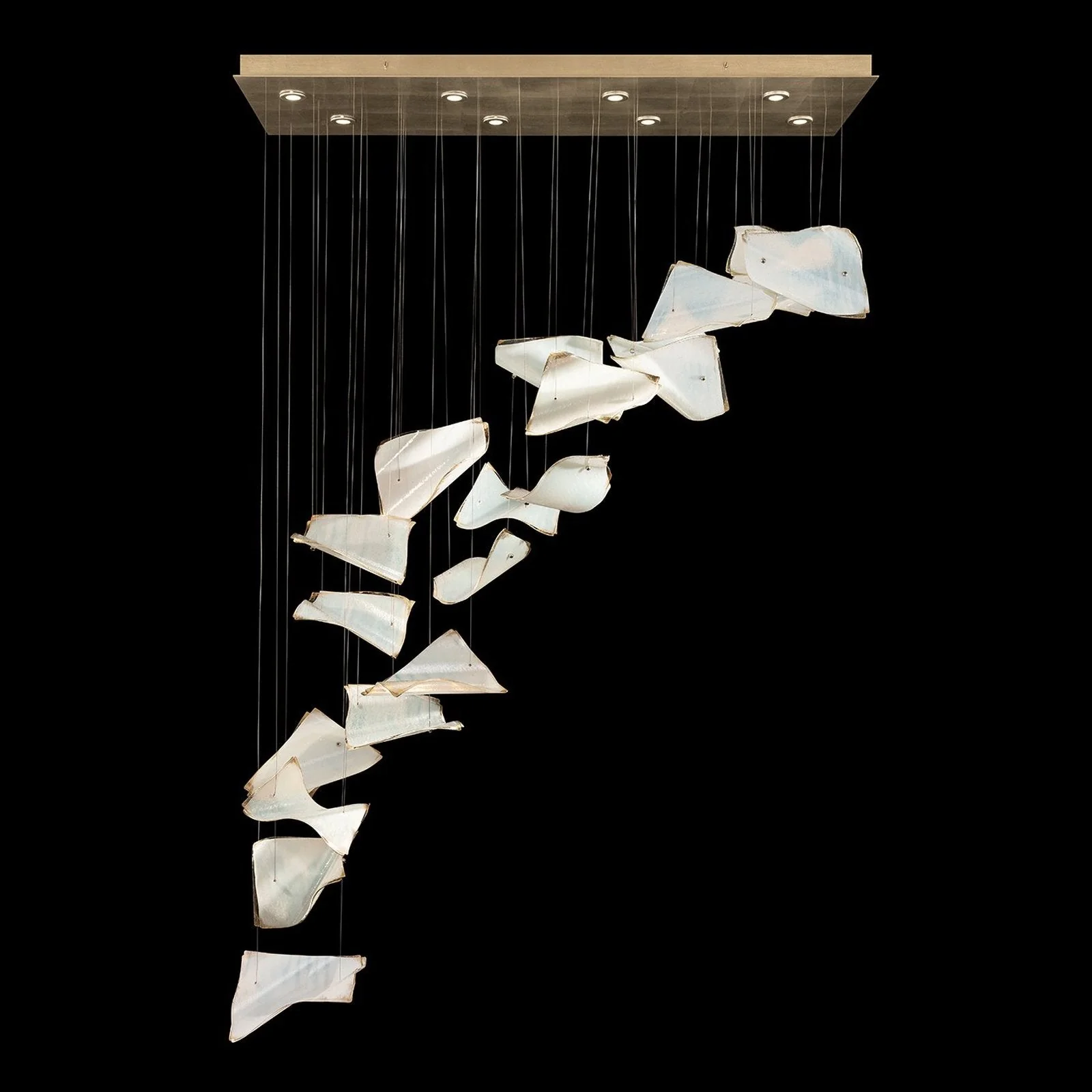 Fine Art Elevate 54" Pages Swoop Rectangular Pendant - Image 16