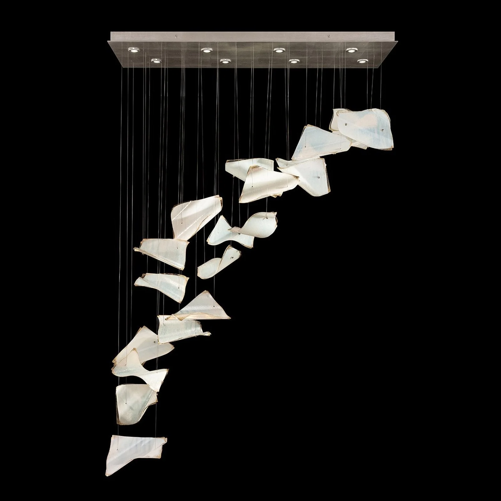 Fine Art Elevate 54" Pages Swoop Rectangular Pendant - Image 6