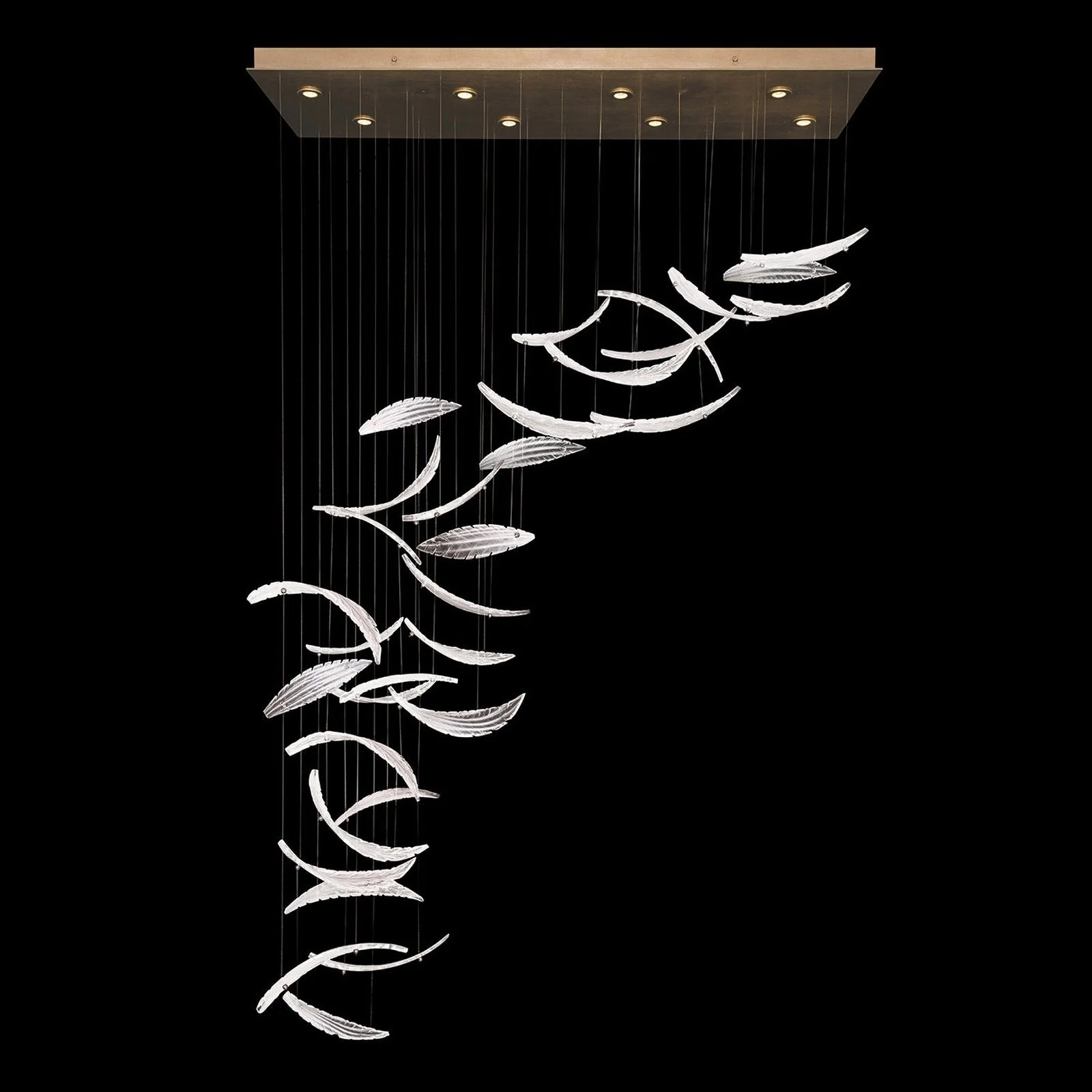 Fine Art Elevate 54" Plumes Rectangular Pendant - Image 11