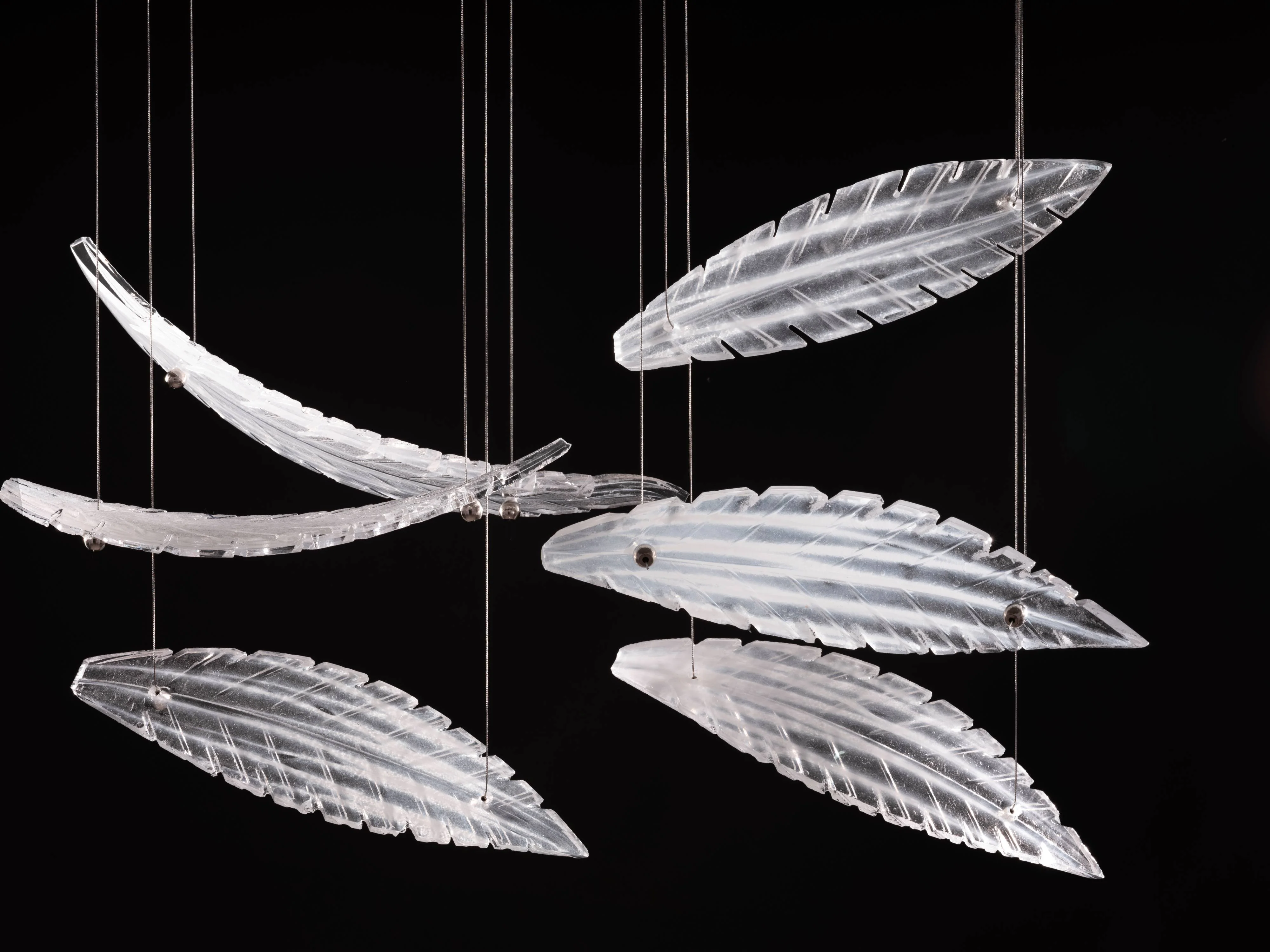 Fine Art Elevate 54" Plumes Rectangular Pendant - Image 3
