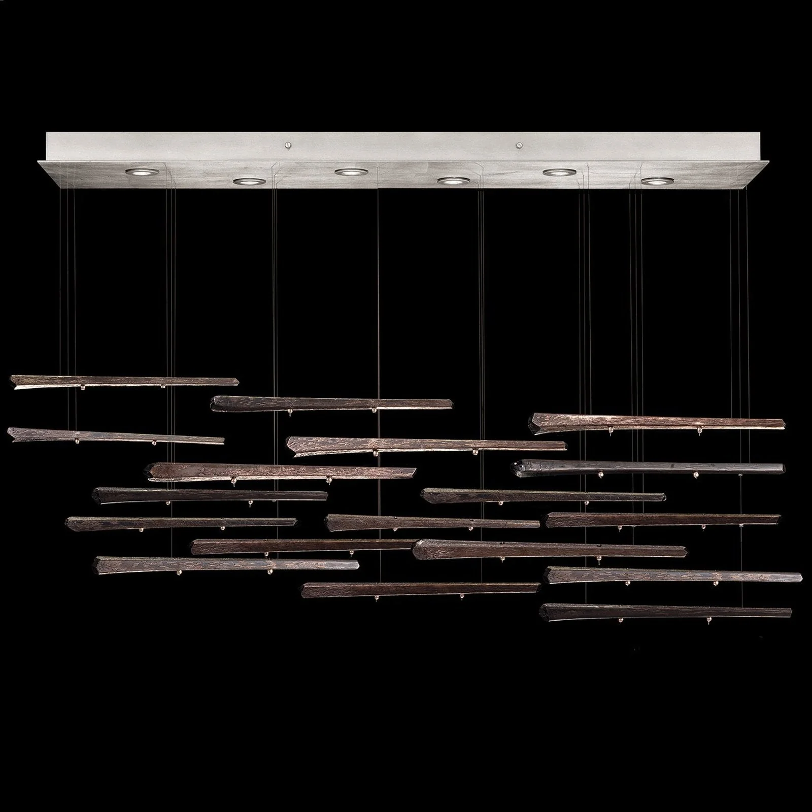 Fine Art Elevate 59" Spires Rectangular Pendant - Image 13