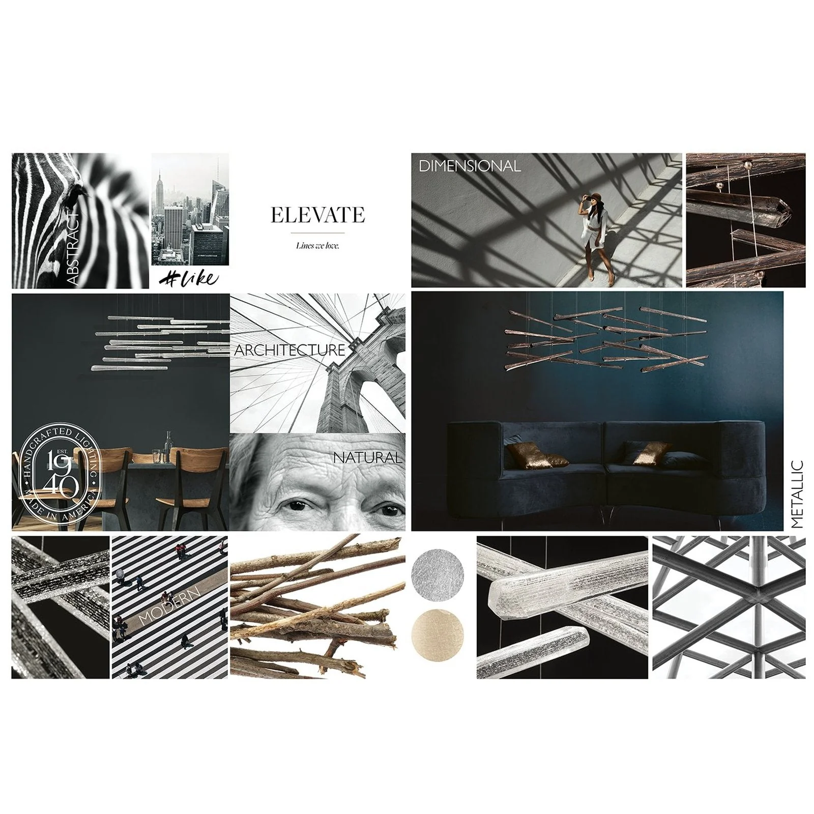 Fine Art Elevate 59" Spires Rectangular Pendant - Image 15