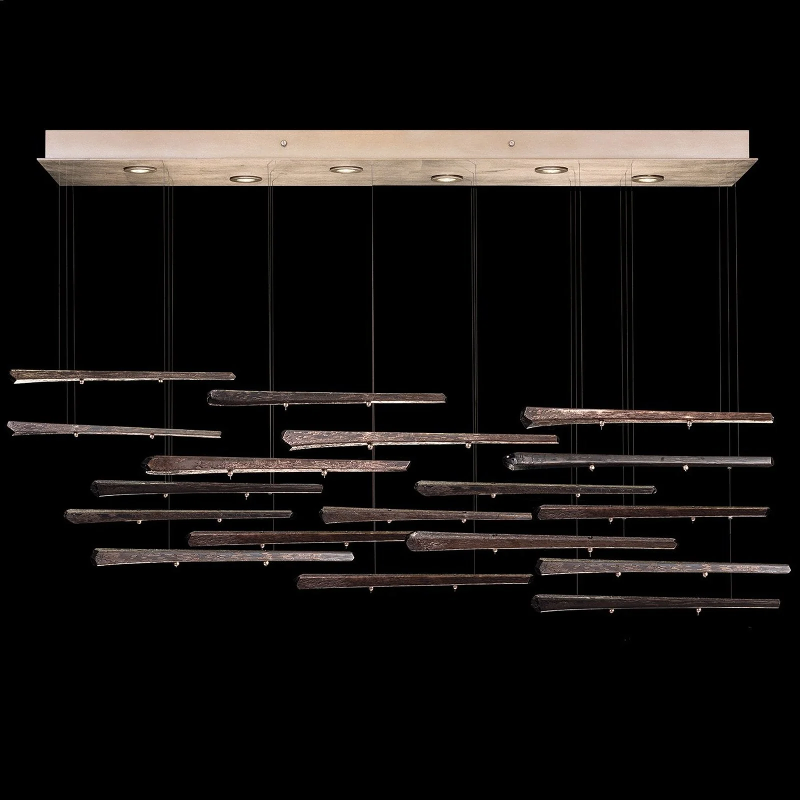 Fine Art Elevate 59" Spires Rectangular Pendant - Image 16