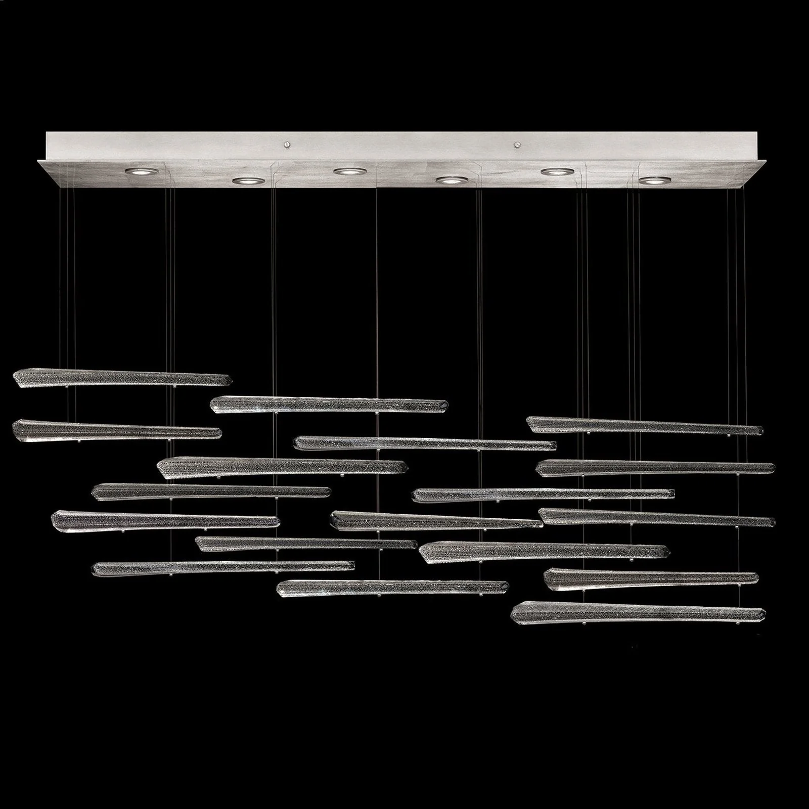 Fine Art Elevate 59" Spires Rectangular Pendant - Image 4