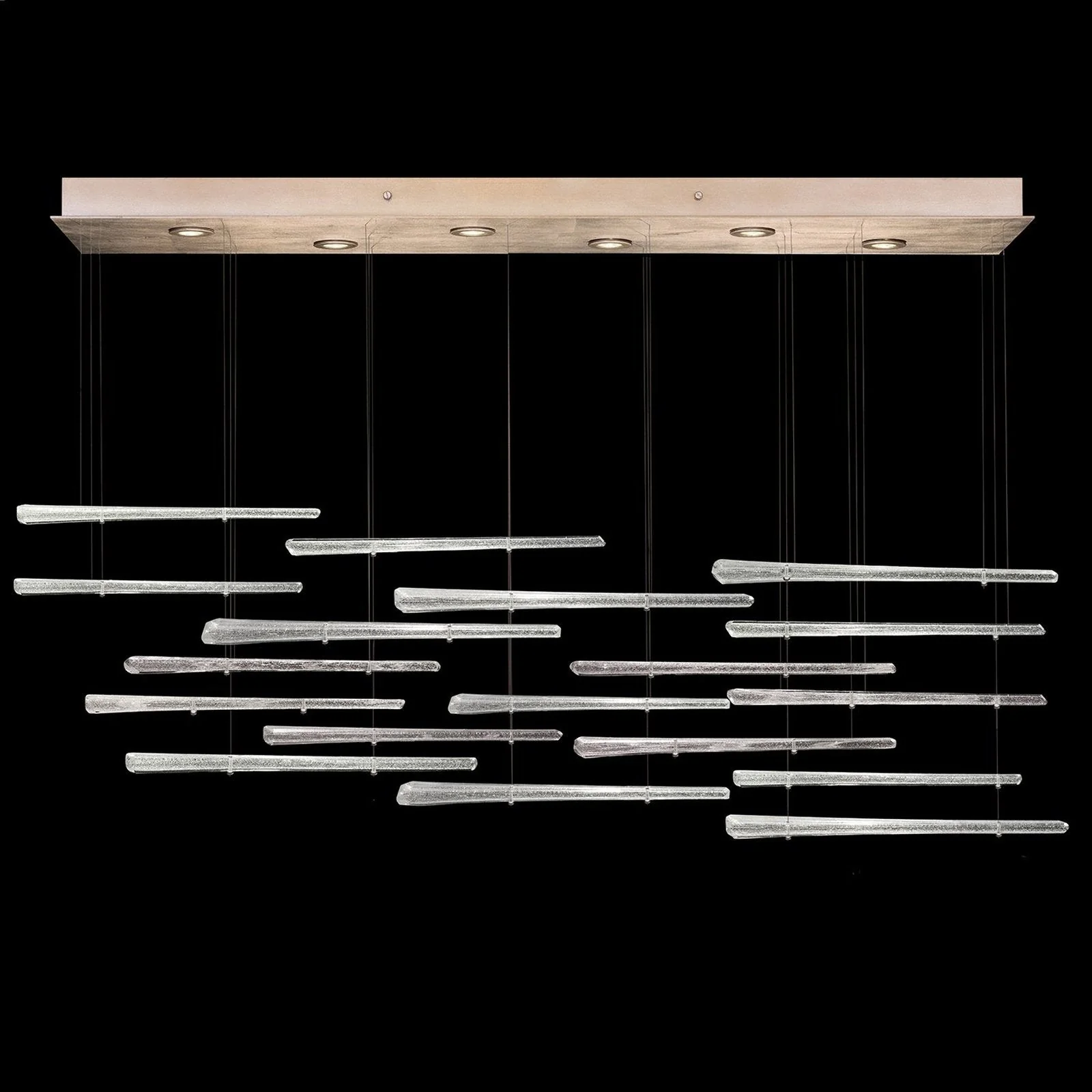 Fine Art Elevate 59" Spires Rectangular Pendant - Image 7