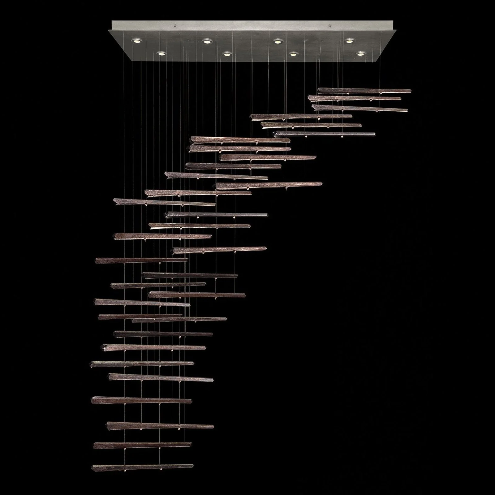 Fine Art Elevate 62" Spires rectangular Pendant - Image 13