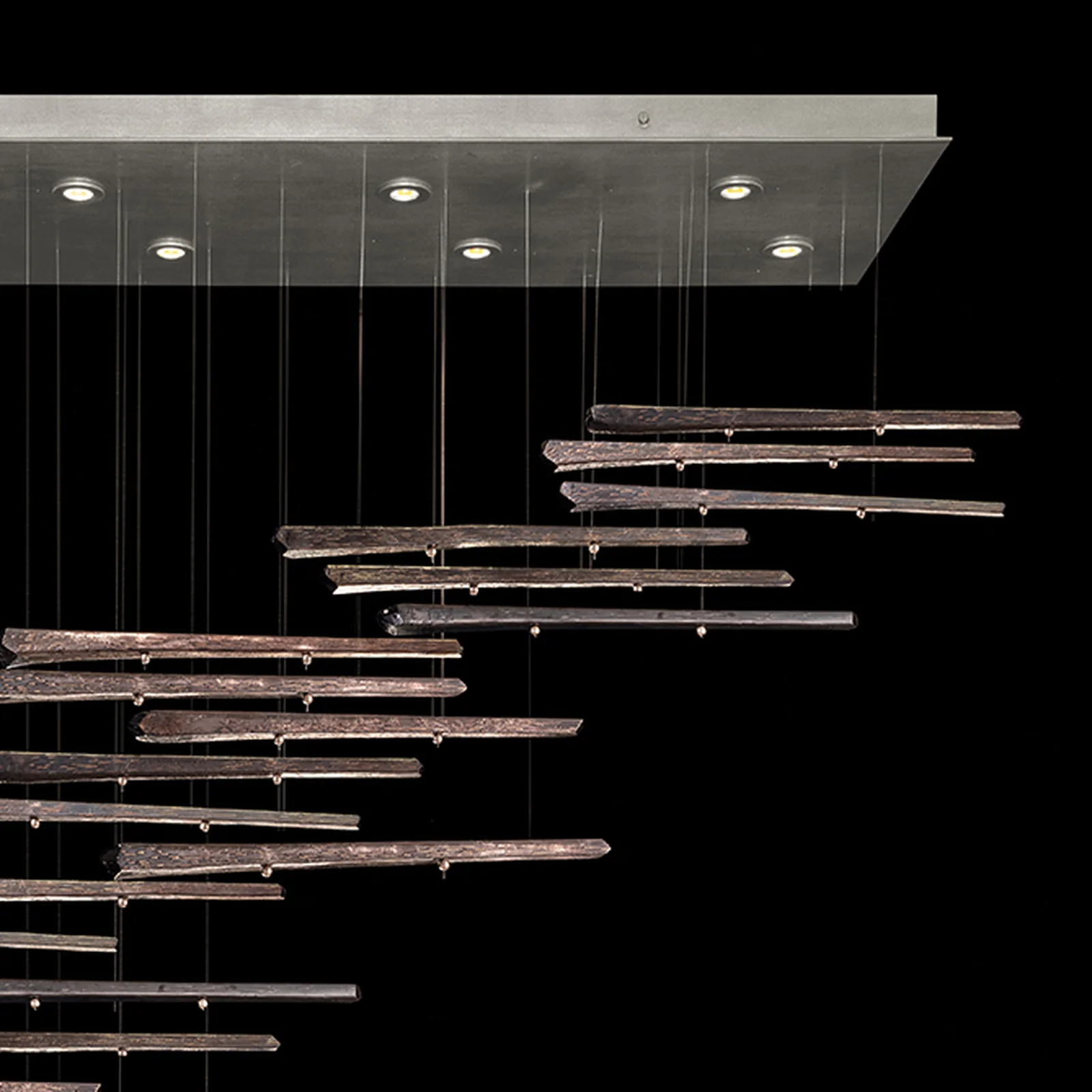 Fine Art Elevate 62" Spires rectangular Pendant - Image 14