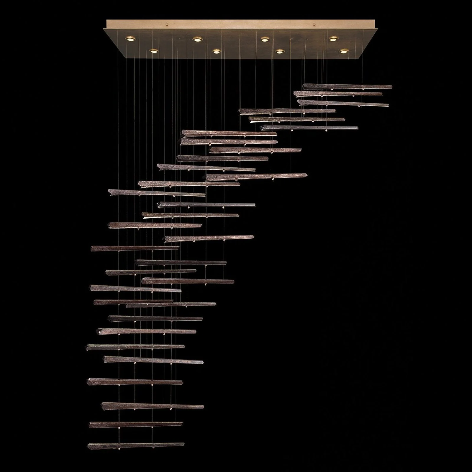 Fine Art Elevate 62" Spires rectangular Pendant - Image 18