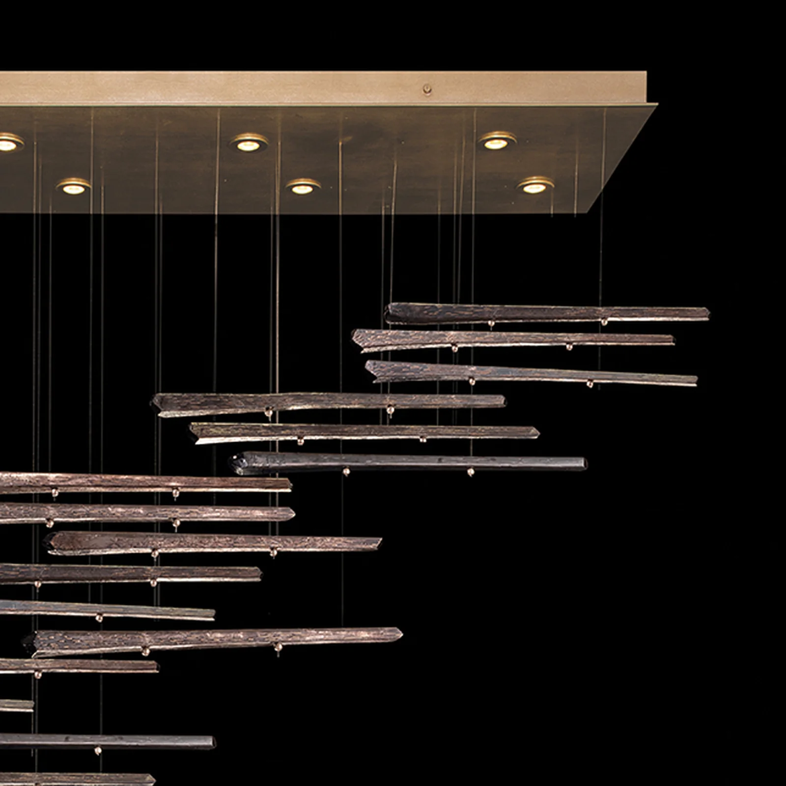 Fine Art Elevate 62" Spires rectangular Pendant - Image 19