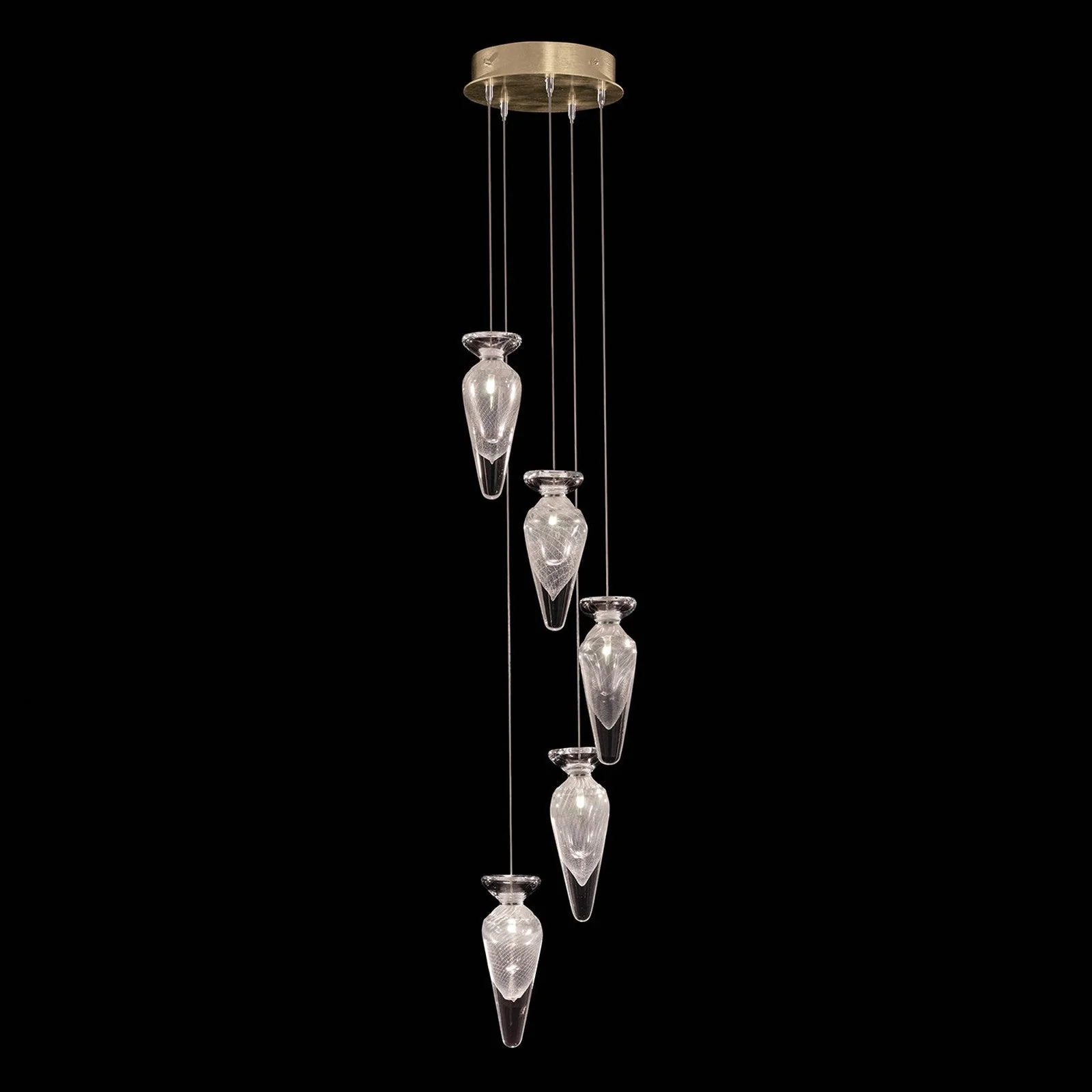 Fine Art Essence 11.5"W Round Pendant - Image 4