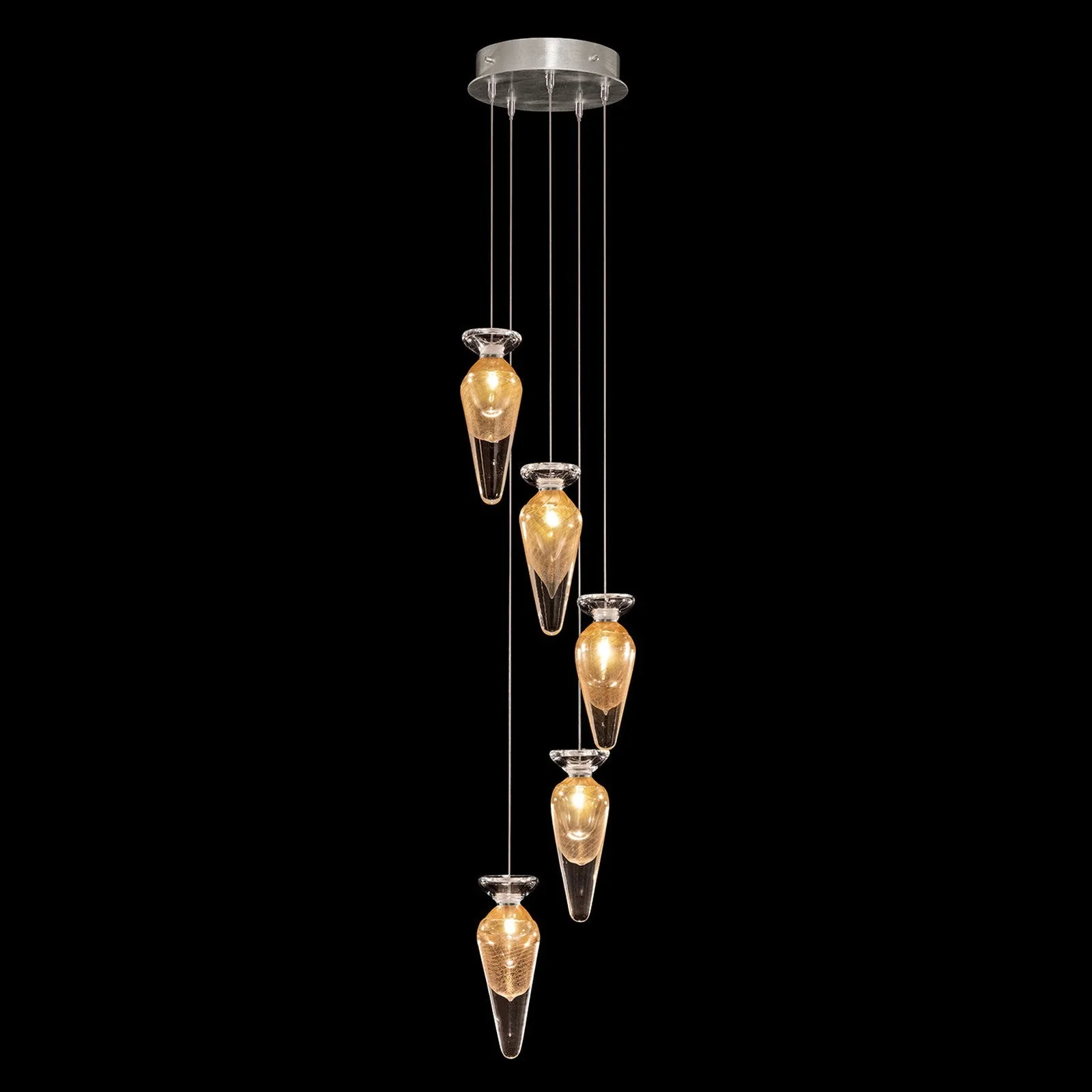 Fine Art Essence 11.5"W Round Pendant - Image 6