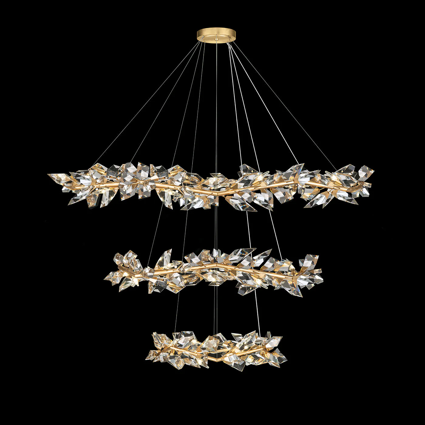 Fine Art Foret Triple Tier Round Pendant - Image 2