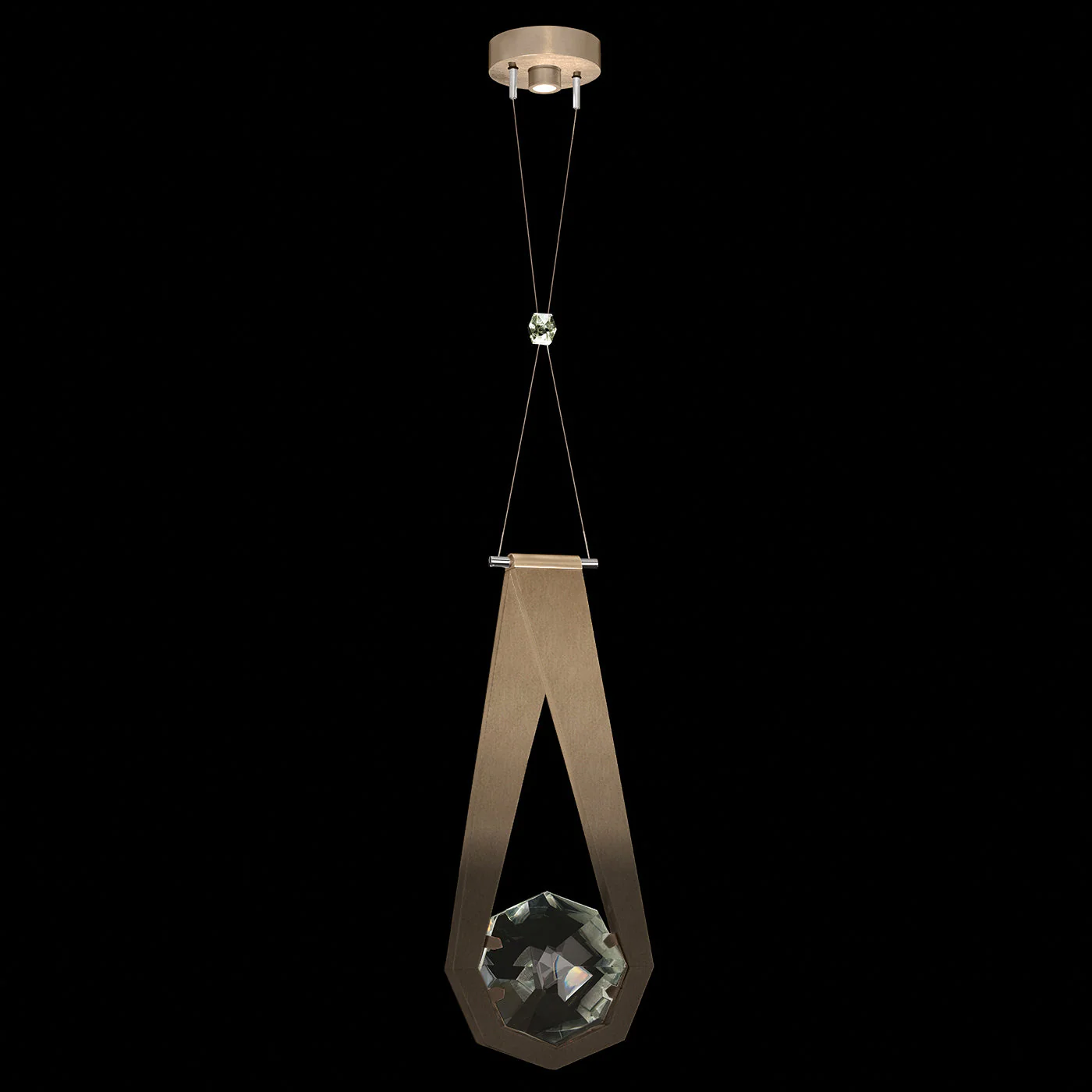 Fine Art Handcrafted Lighting Aria 10.25" Round Pendant - Image 3