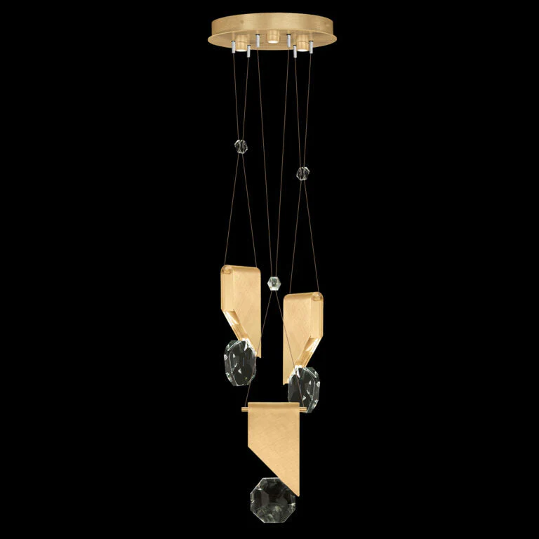 Fine Art Handcrafted Lighting Aria 16" Round Pendant 111 - Image 5