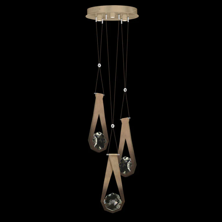 Fine Art Handcrafted Lighting Aria 16" Round Pendant 222 - Image 3