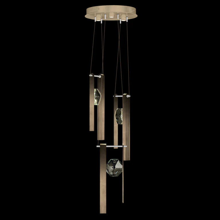 Fine Art Handcrafted Lighting Aria 16" Round Pendant 333 - Image 3