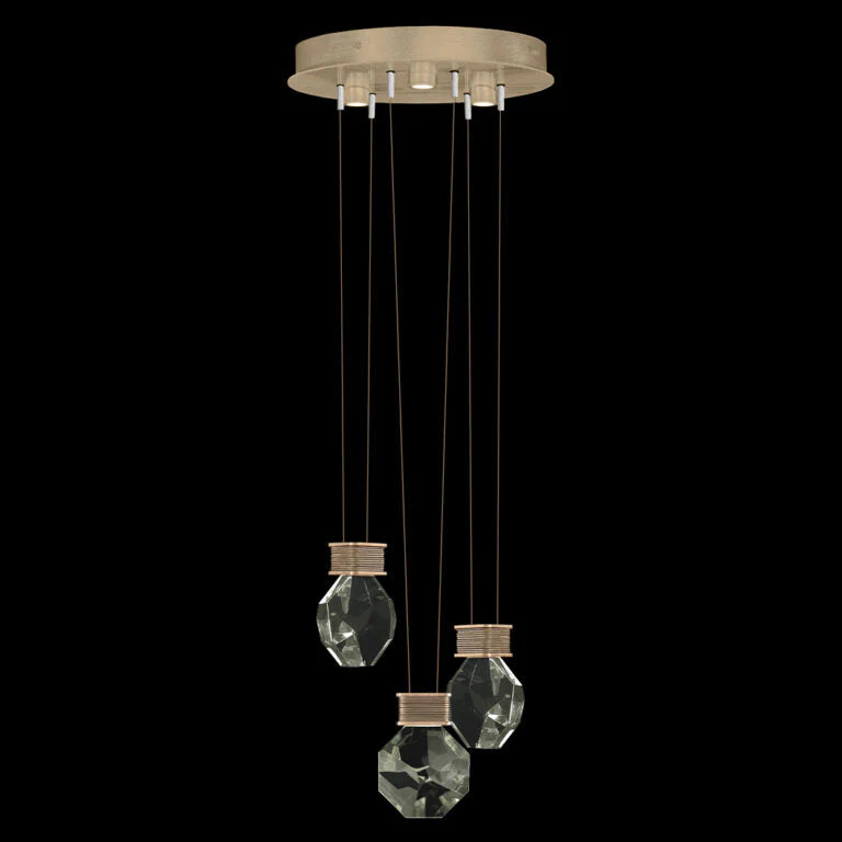 Fine Art Handcrafted Lighting Aria 16" Round Pendant 444 - Image 3