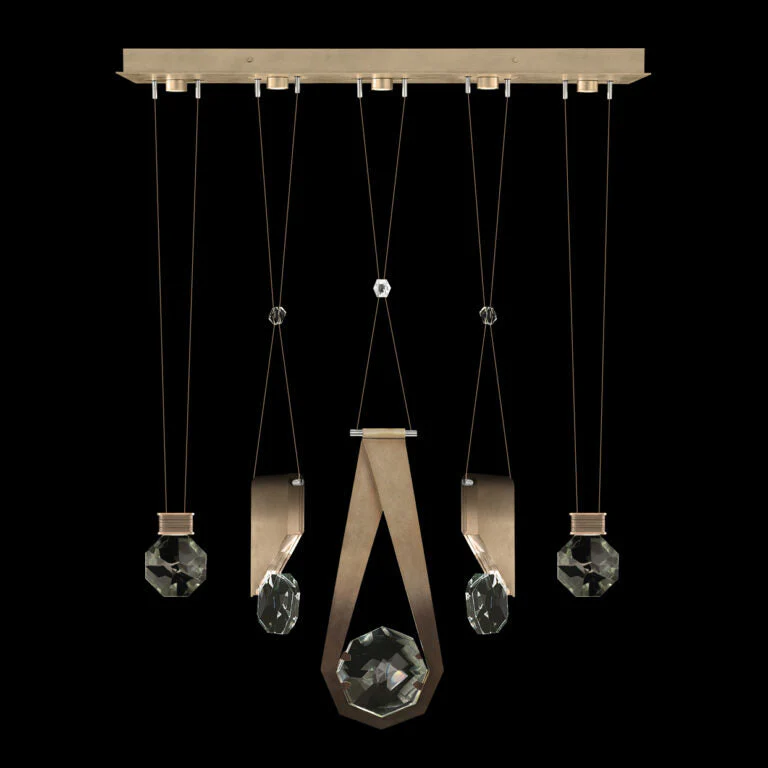 Fine Art Handcrafted Lighting Aria 43" Round Pendant 11244 - Image 3