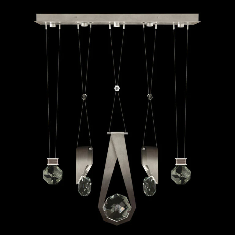 Fine Art Handcrafted Lighting Aria 43" Round Pendant 11244 - Image 4