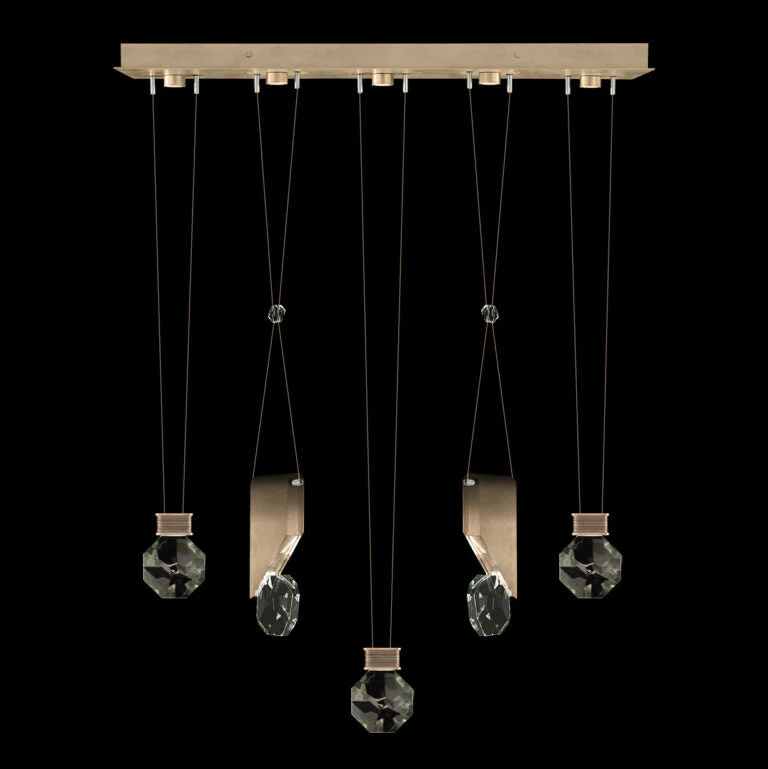 Fine Art Handcrafted Lighting Aria 43" Round Pendant 11444 - Image 3