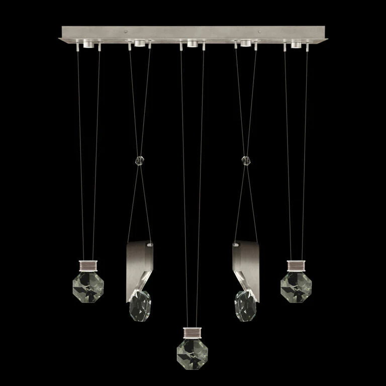 Fine Art Handcrafted Lighting Aria 43" Round Pendant 11444 - Image 4