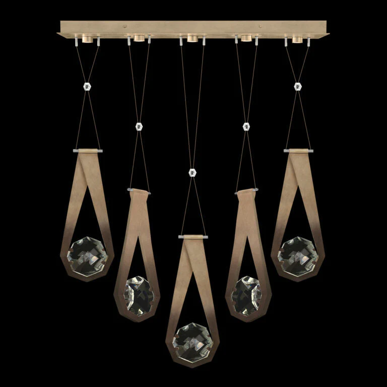 Fine Art Handcrafted Lighting Aria 43" Round Pendant 22222 - Image 3