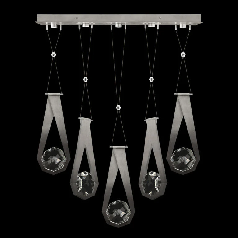 Fine Art Handcrafted Lighting Aria 43" Round Pendant 22222 - Image 4