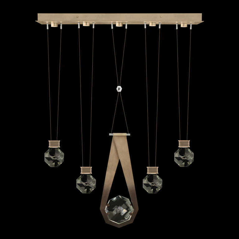 Fine Art Handcrafted Lighting Aria 43" Round Pendant 24444 - Image 3