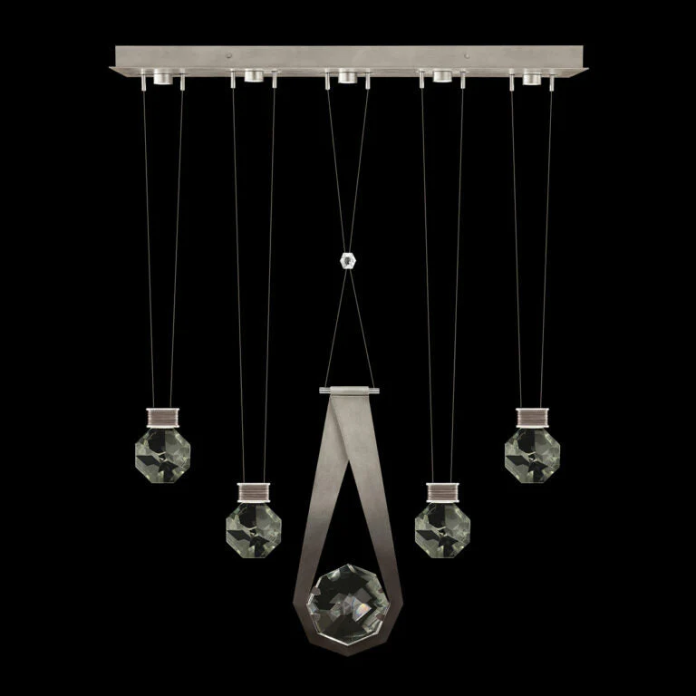 Fine Art Handcrafted Lighting Aria 43" Round Pendant 24444 - Image 4