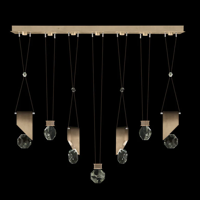 Fine Art Handcrafted Lighting Aria 60" Round Pendant 1111444 - Image 3